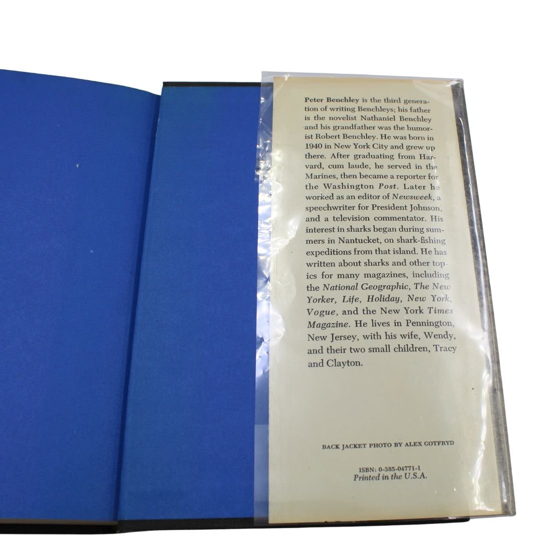 Jaws by Peter Benchley, First Edition with Dust Jacket, 1974 - The Great Republic