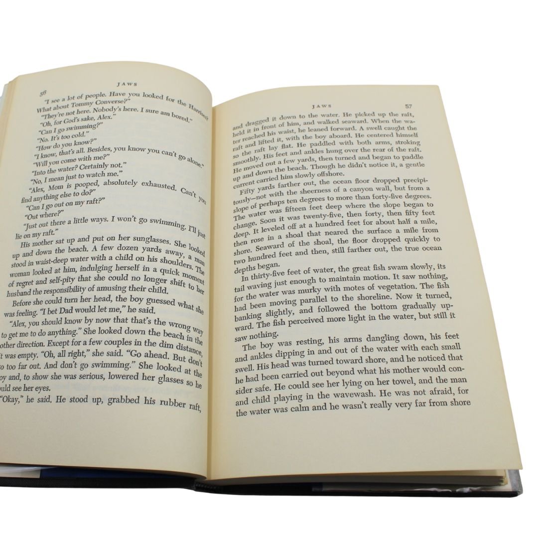 Jaws by Peter Benchley, First Edition with Dust Jacket, 1974 - The Great Republic