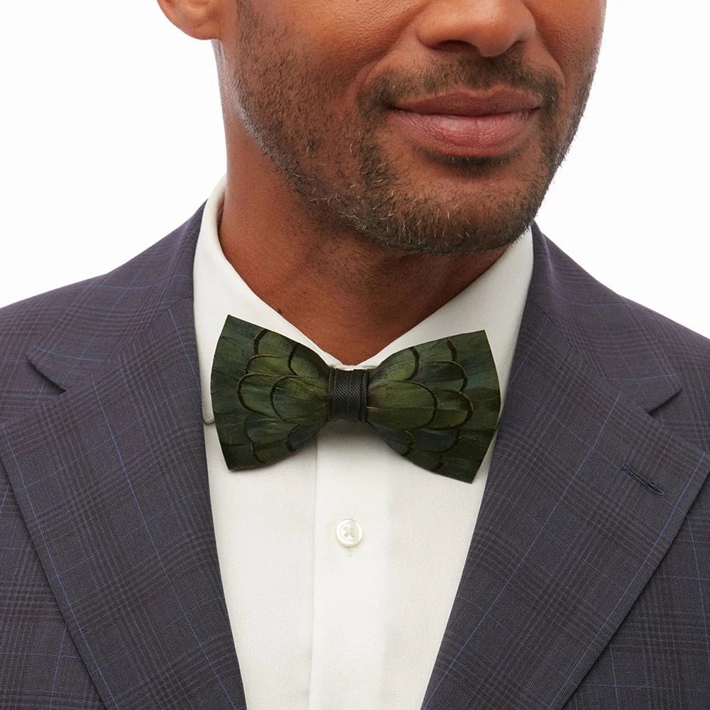 Jeffery Feather Bow Tie - The Great Republic