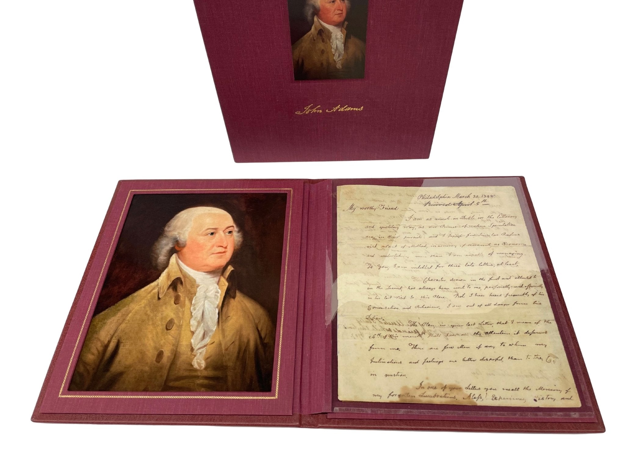 John Adams Letter Signed, to Tristam Dalton, March 30, 1798 - The Great Republic