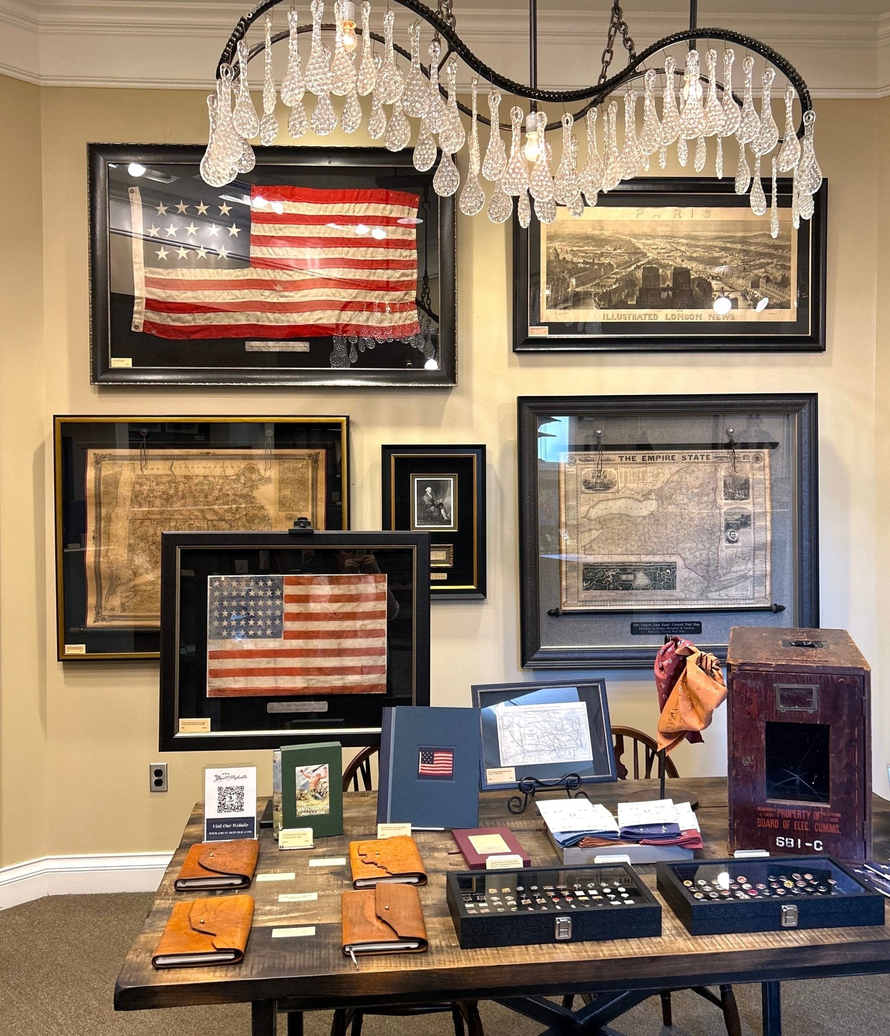 John Hancock Cut Signature Collage - The Great Republic