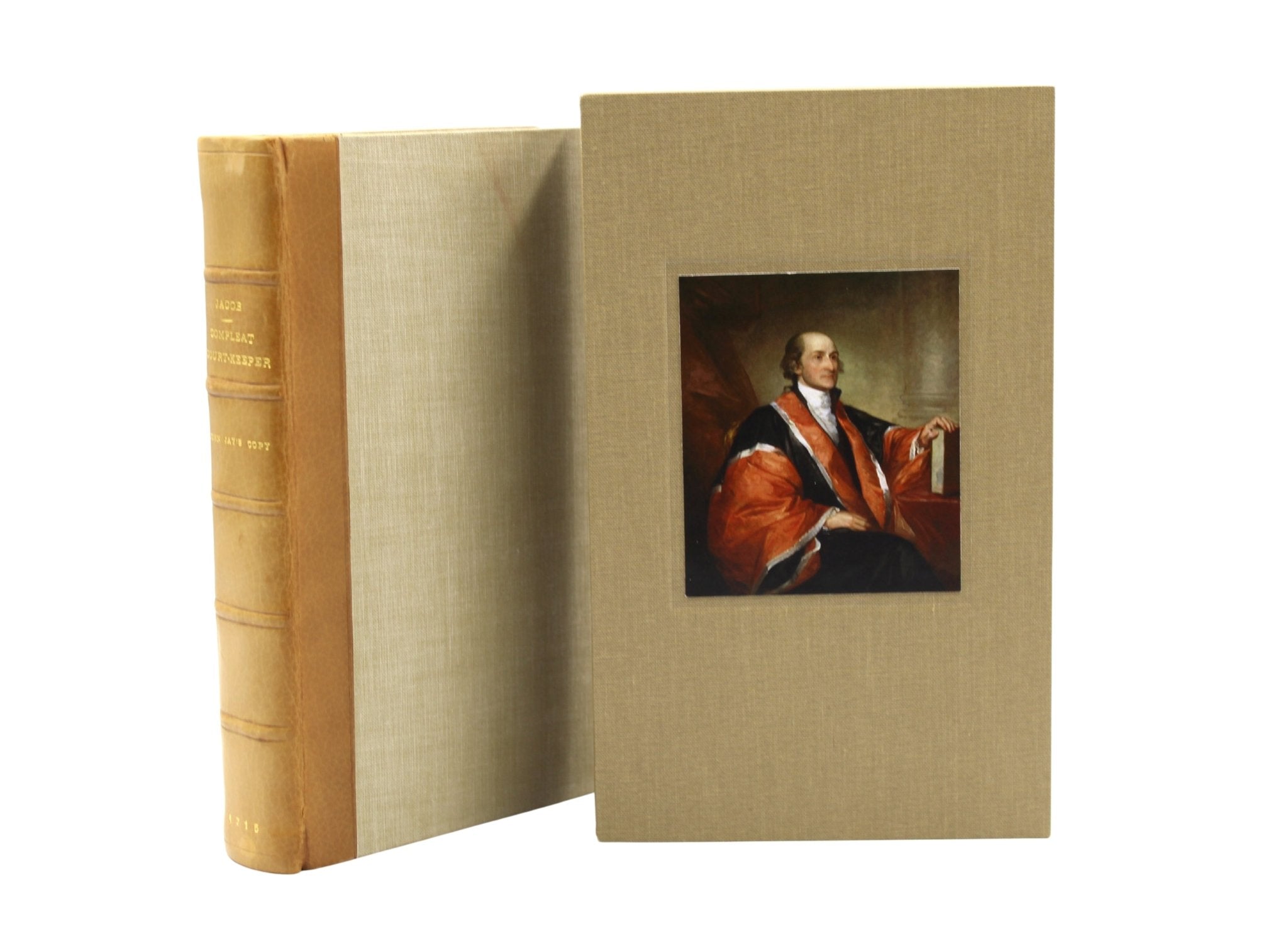 John Jay's Signed Copy of The Compleat Court Keeper; or, Land - Steward’s Assistant by Giles Jacob, Second Edition, 1715 - The Great Republic