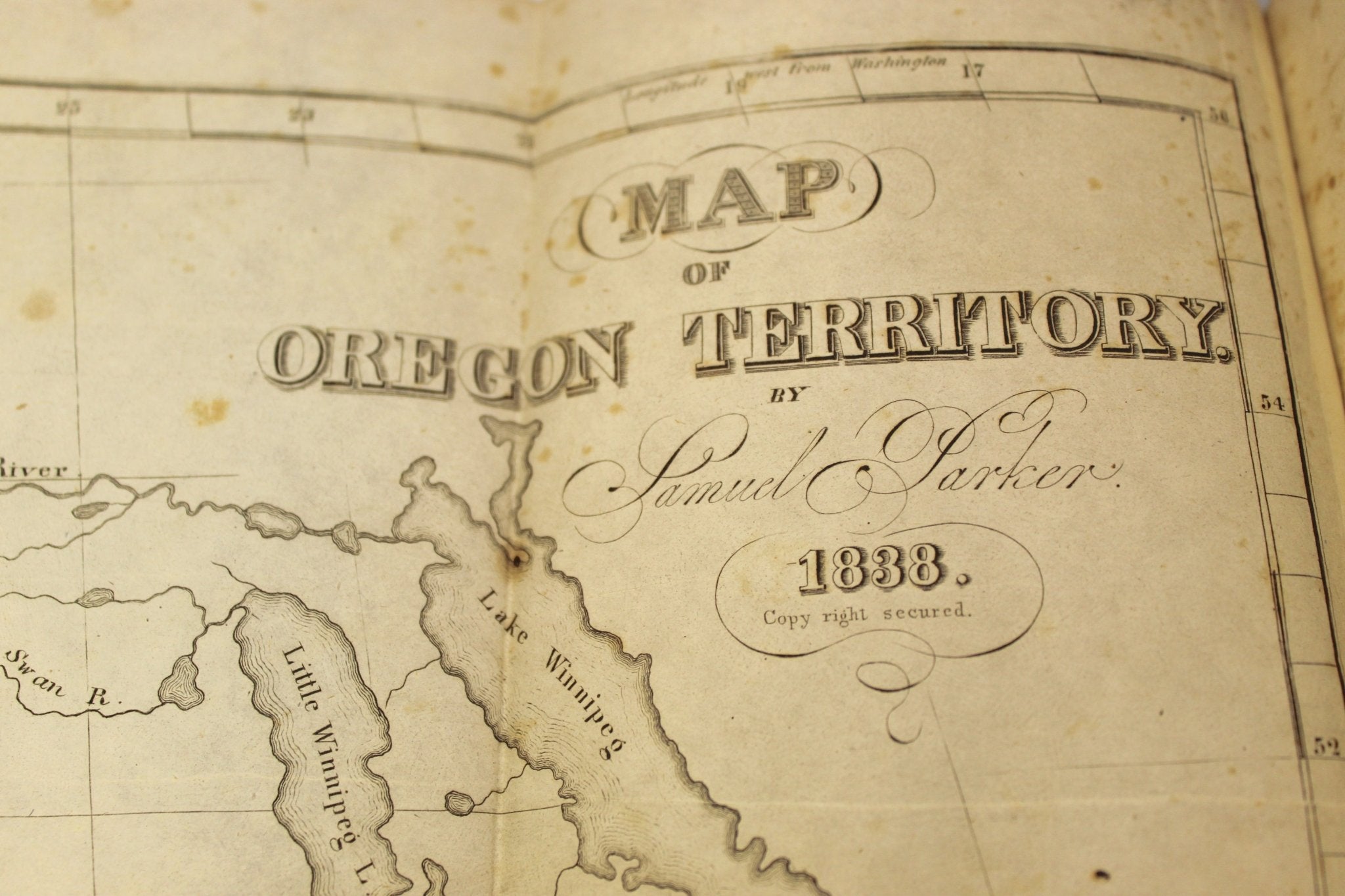 Journal of an Exploring Tour Beyond the Rocky Mountains by Rev. Samuel Parker, Fourth Edition, 1844 - The Great Republic