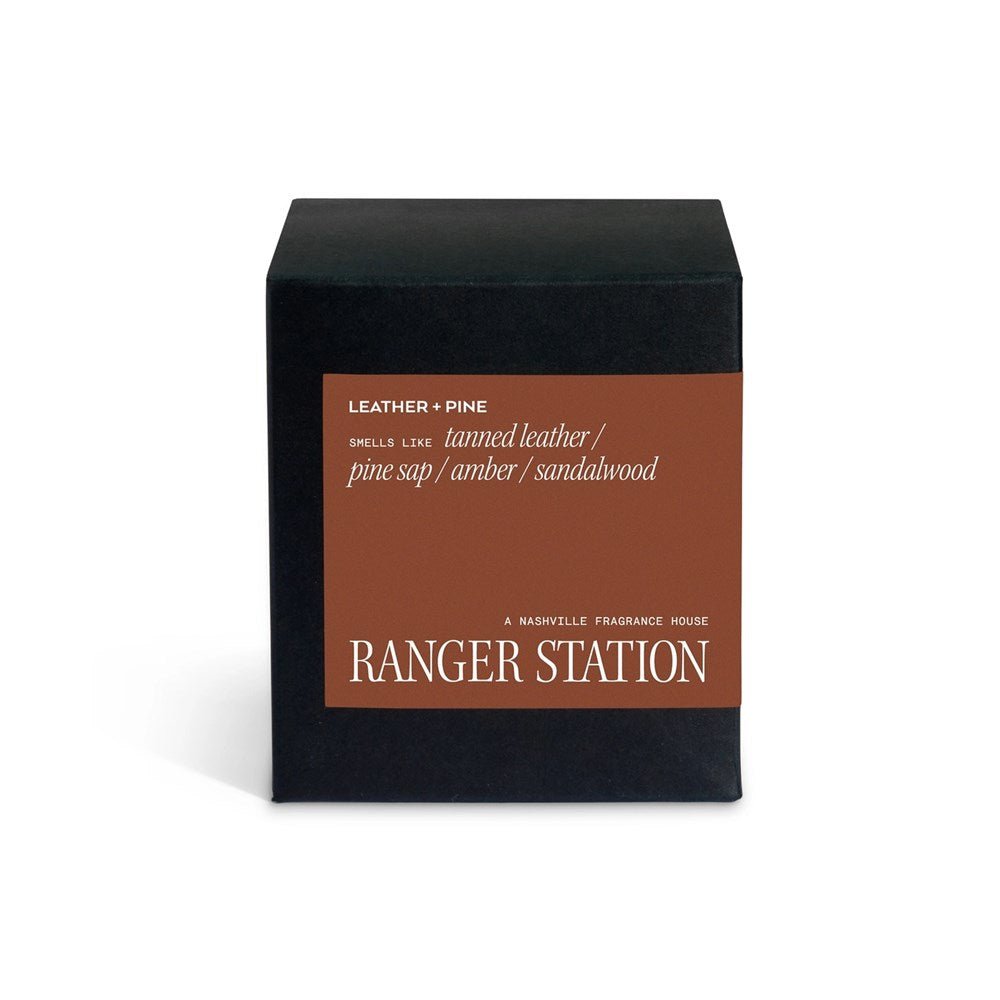 Leather and Pine Candle - The Great Republic