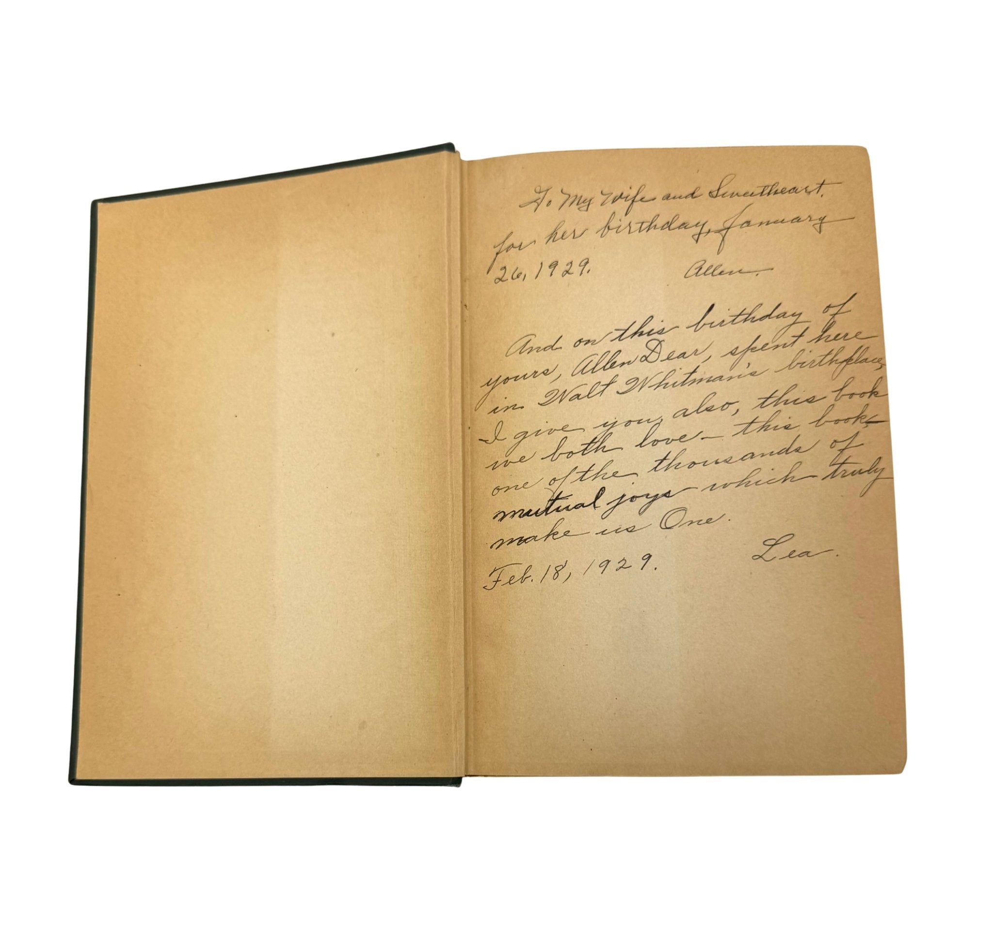 Leaves of Grass: Including a Fac-simile, Autobiography, Variorum Readings of the Poems, and a Department of Gathered Leaves, by Walt Whitman, Later Printing, in Original Bards and Scare Dust Jacket, 1900 - The Great Republic