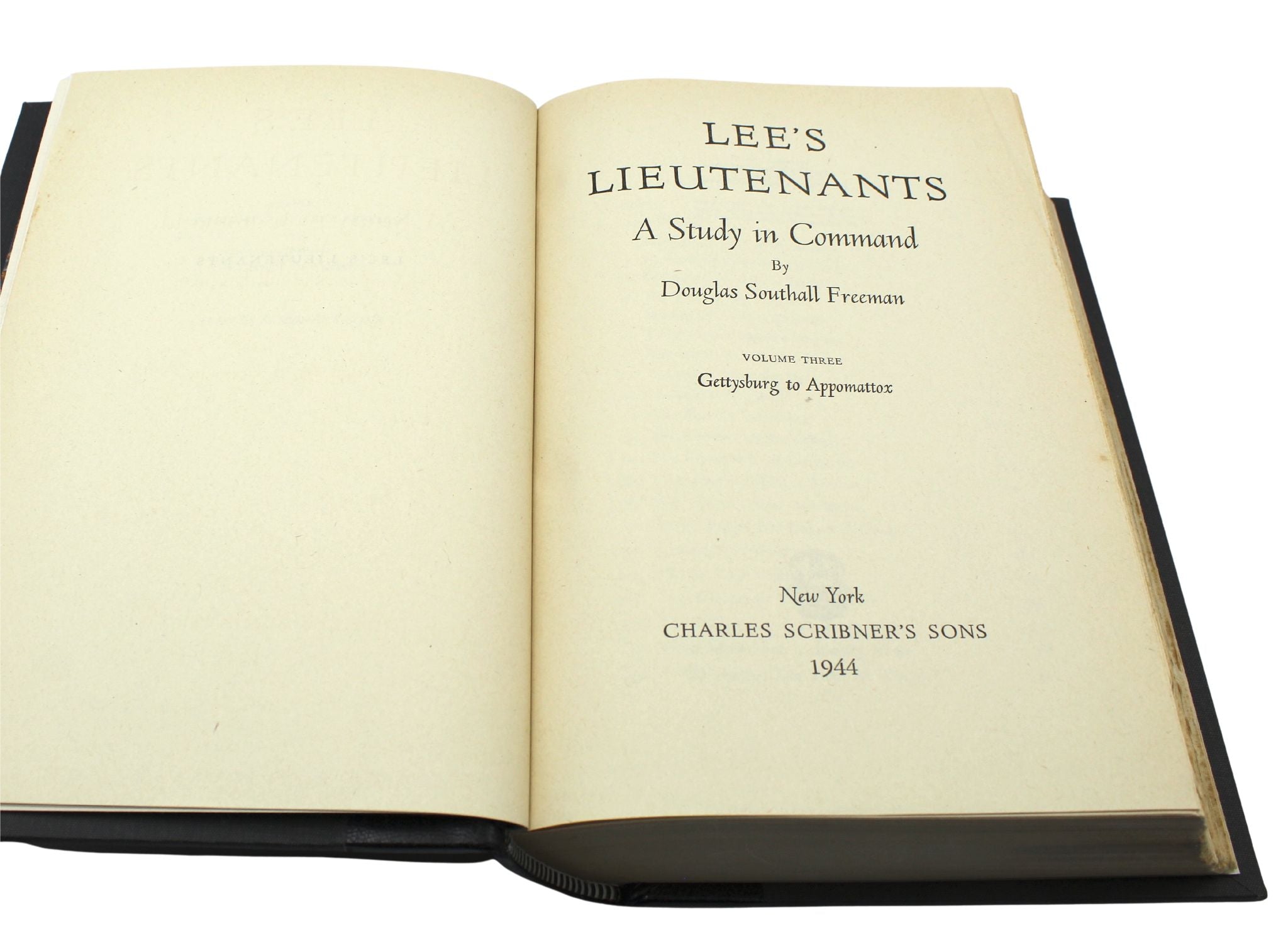 Lee's Lieutenants: A Study in Command by Douglas Southhall Freeman, First Edition, Three Volume Set, 1942 - The Great Republic