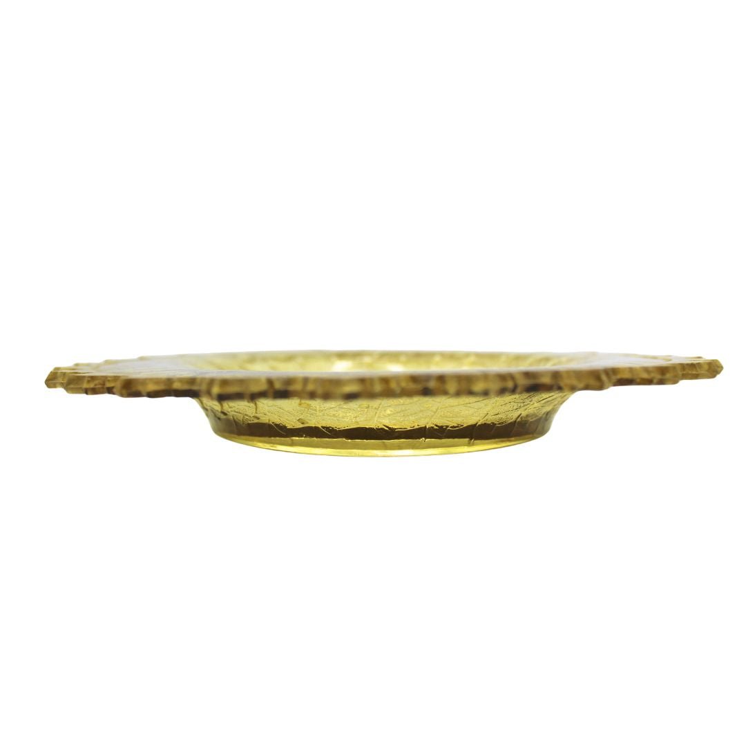 “Let Us Have Peace. U. S. Grant" Commemorative Glass Bowl, by Gillinder & Sons, ca. 1880s (amber) - The Great Republic