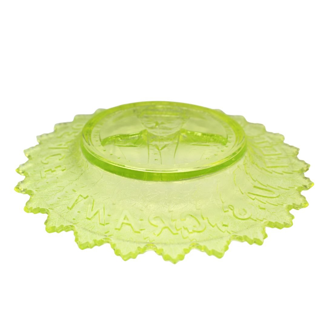 “Let Us Have Peace. U. S. Grant" Commemorative Glass Bowl, by Gillinder & Sons, ca. 1880s (yellow) - The Great Republic