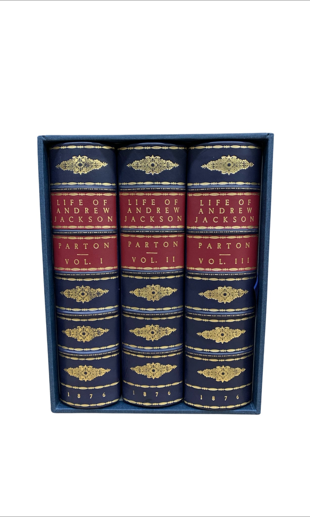 Life of Andrew Jackson by James Parton, Three Volumes, Later Printing, 1876 - The Great Republic