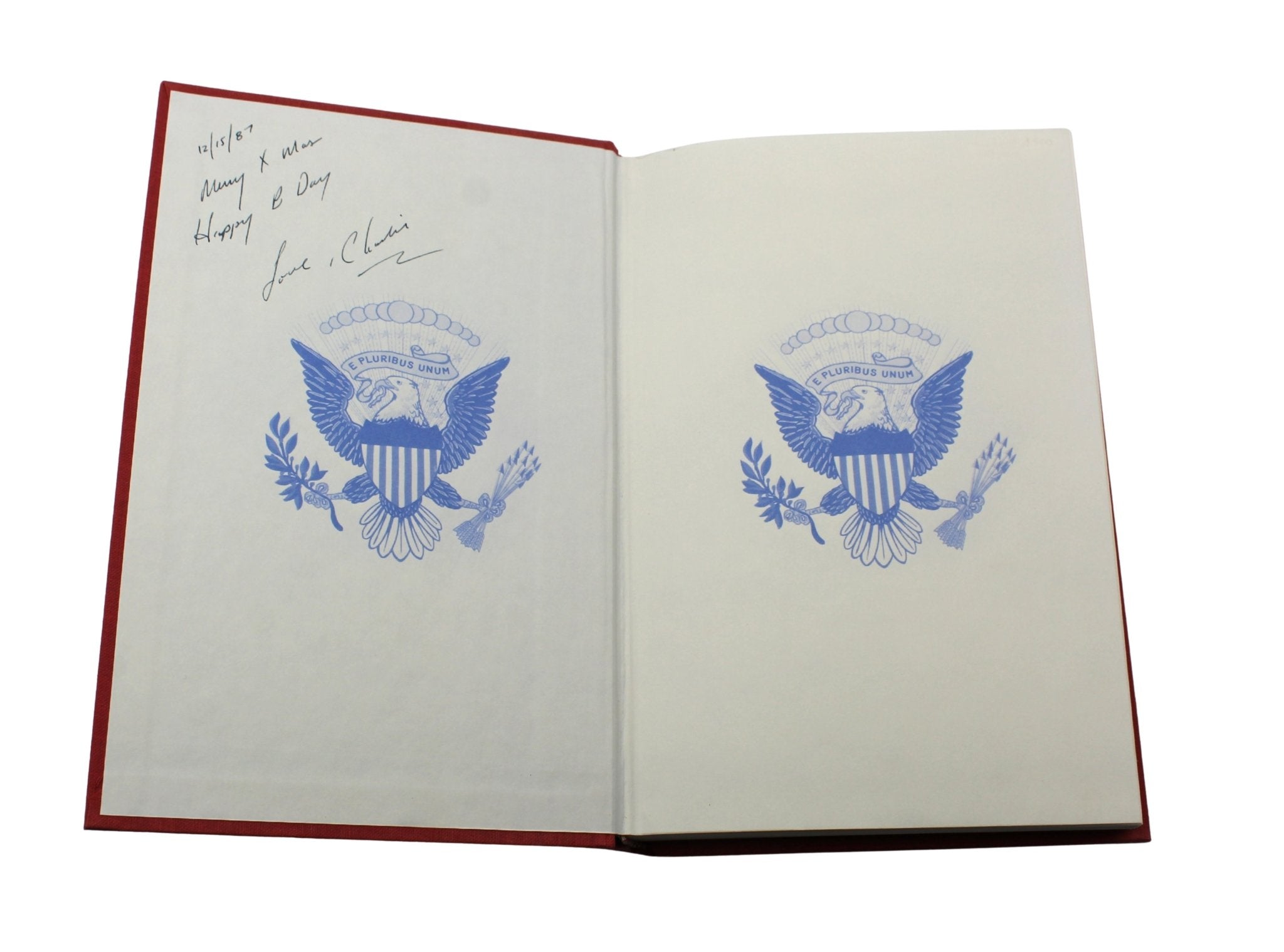 Looking Forward: An Autobiography, Signed by George Bush, First Edition, 1987 - The Great Republic