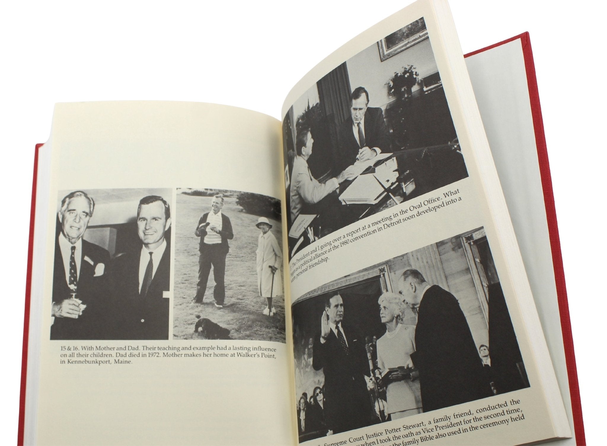 Looking Forward: An Autobiography, Signed by George Bush, First Edition, 1987 - The Great Republic