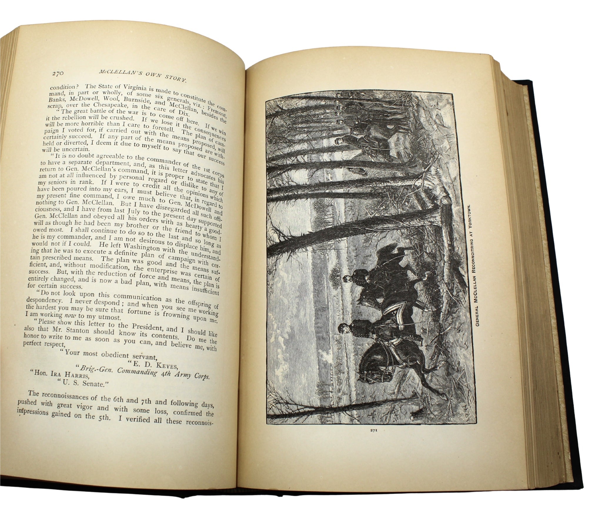 McClellan's Own Story: The War for the Union by George B. McClellan, First Edition in Original Boards, 1887 - The Great Republic