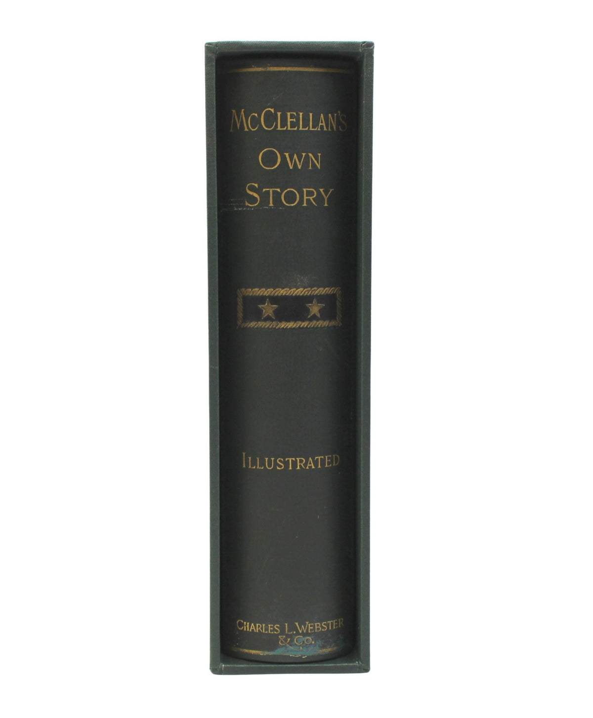 McClellan's Own Story: The War for the Union, First Edition, in Shoulder Strap Binding, 1887 - The Great Republic