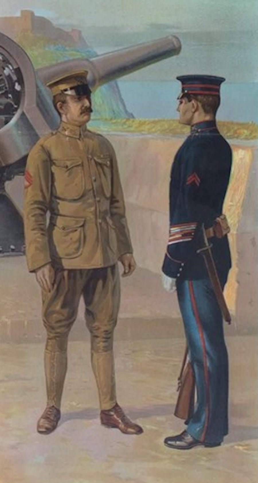 "Men Wanted For the Army" Vintage WWI Recruitment Poster - The Great Republic