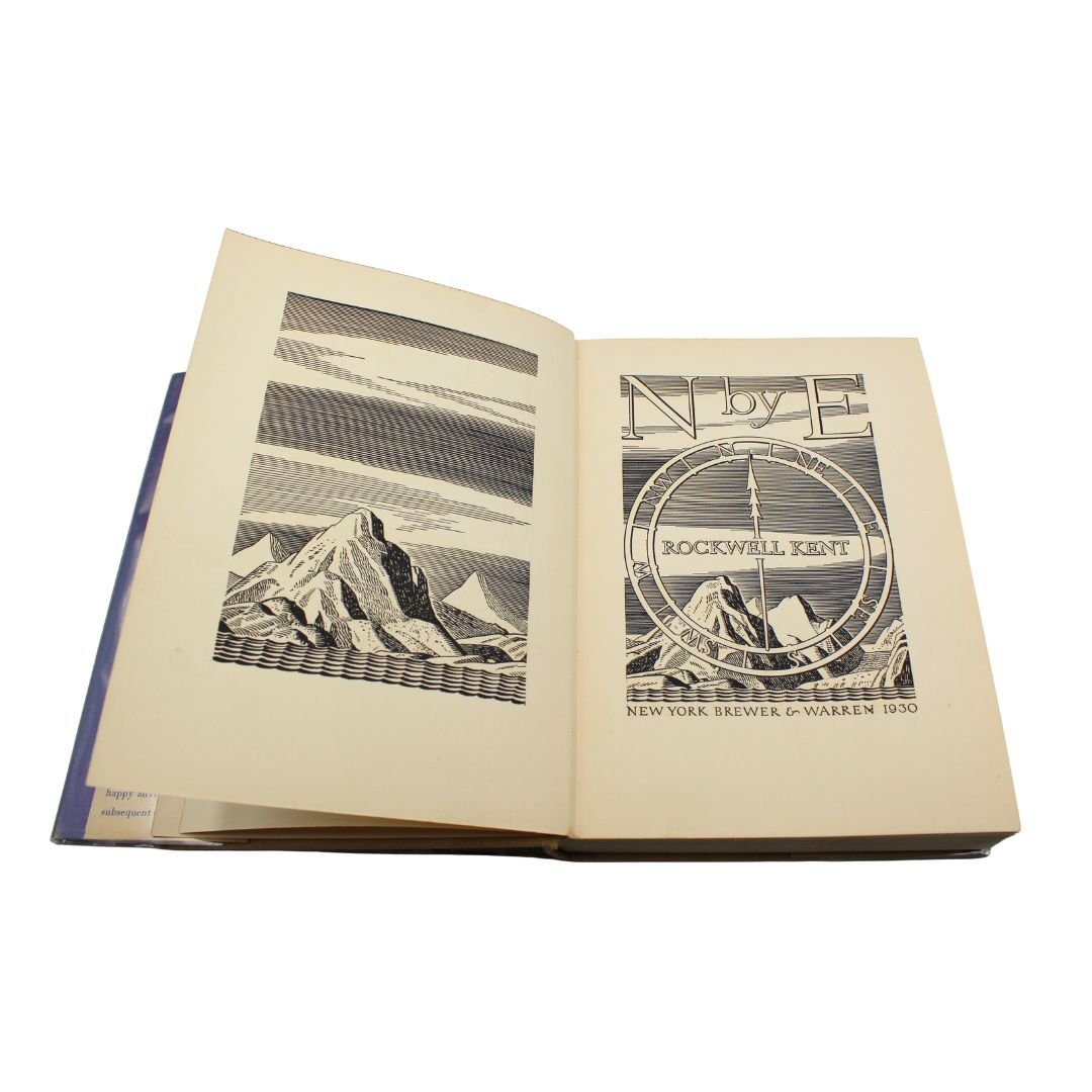 N by E by Rockwell Kent, First Trade Edition in Dust Jacket, 1930 - The Great Republic