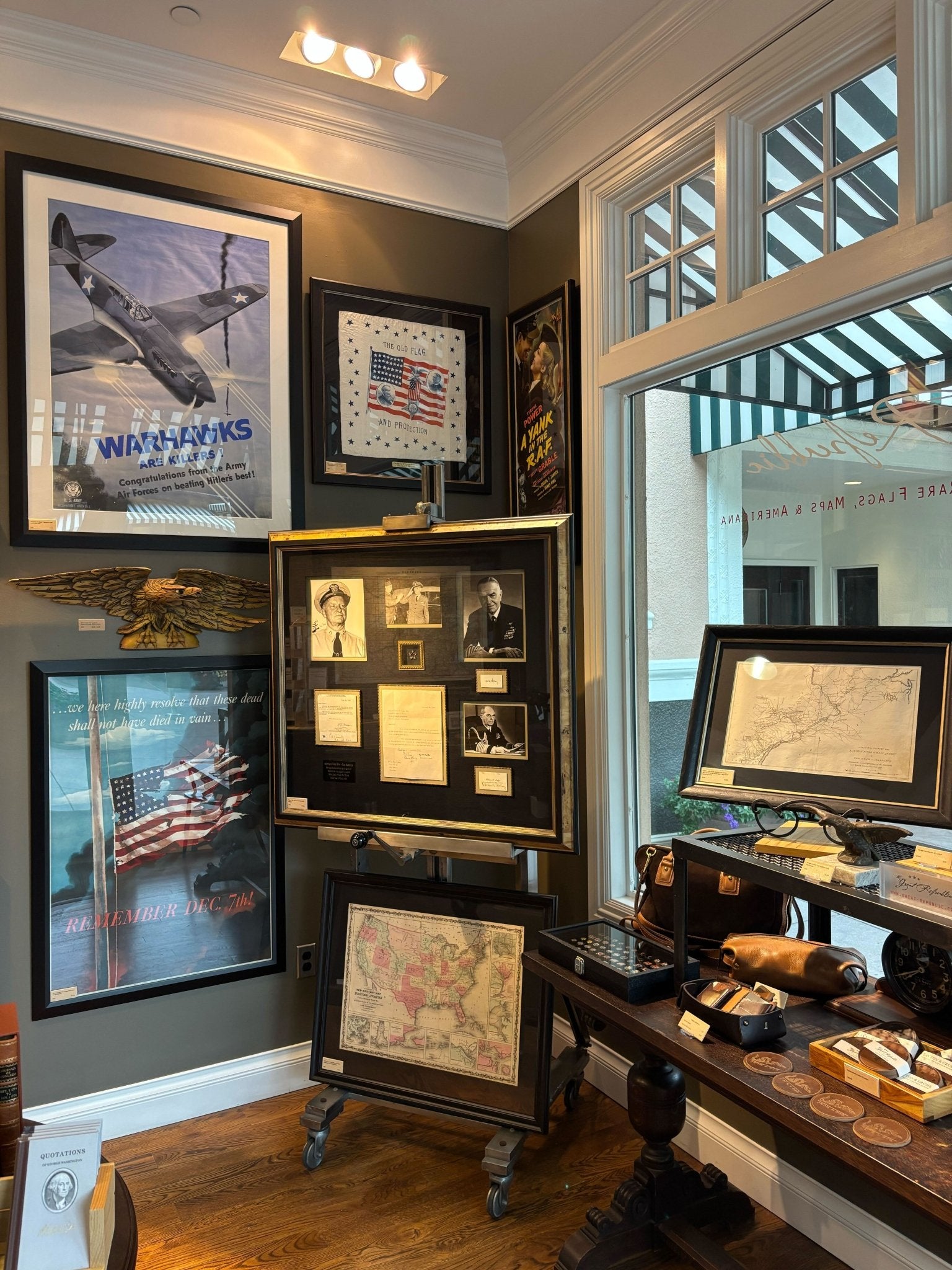 Navy 5 - Star Admirals Collage, with Signatures of Nimitz, Halsey, King, and Leahy - The Great Republic
