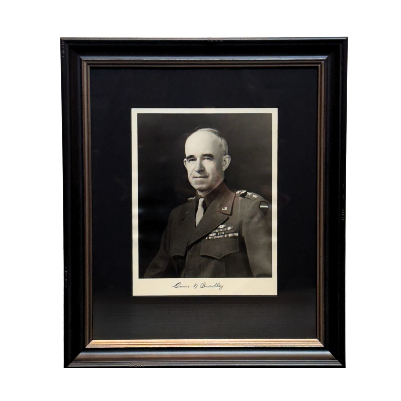 Omar Bradley Signed Photograph, Dated February 8, 1946 on back