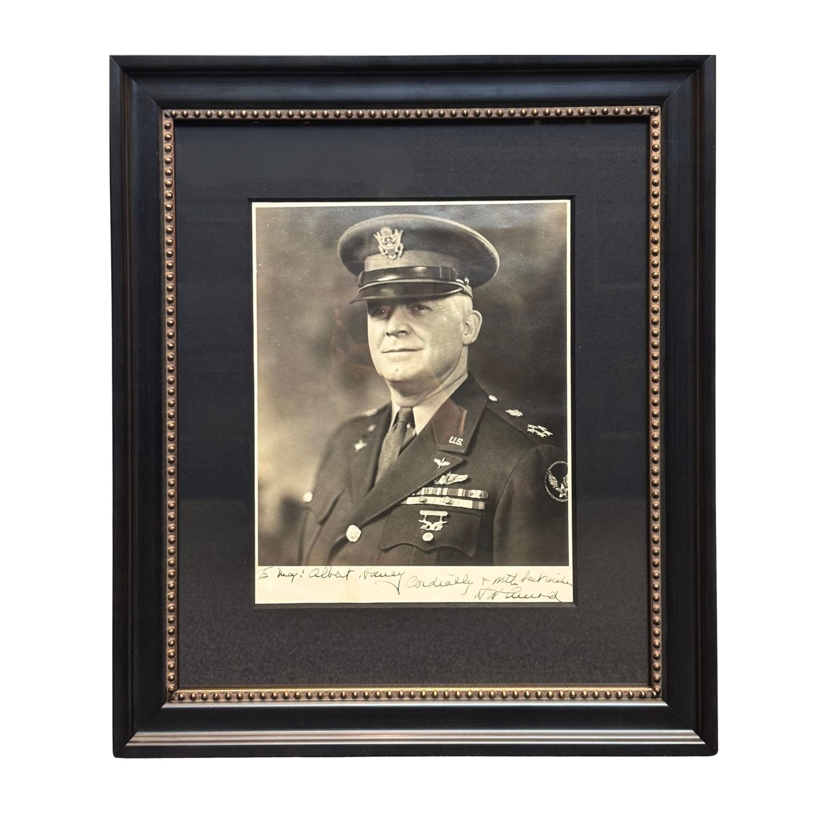 H.H. "HAP" Arnold Signed and Inscribed Photograph, to Maj. Albert Haney