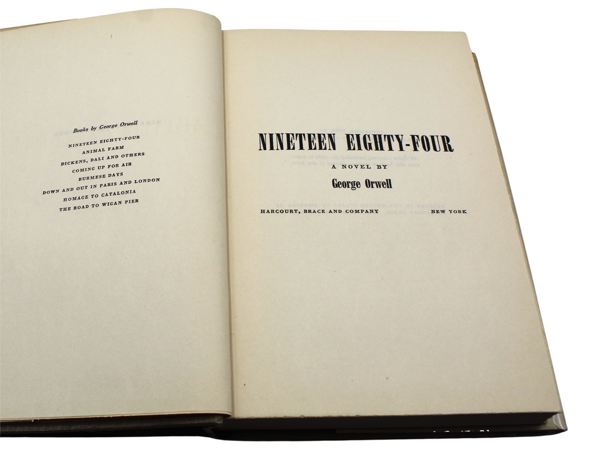 Nineteen Eighty - Four by George Orwell, Book of The Month Club Edition in Original Dust Jacket, 1949 - The Great Republic