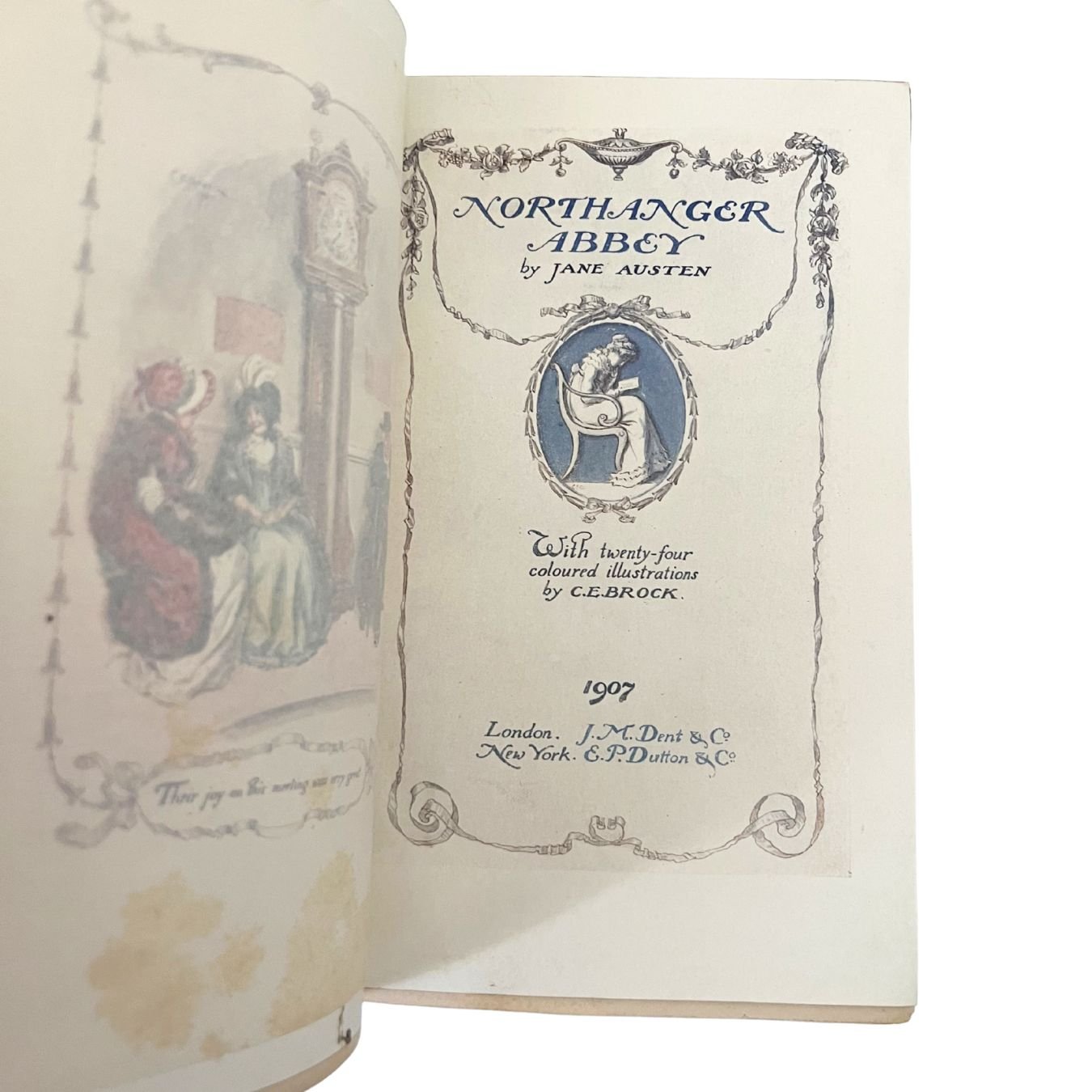 Northanger Abbey by Jane Austen, Illustrated by C.E. Brock, 1907 - The Great Republic