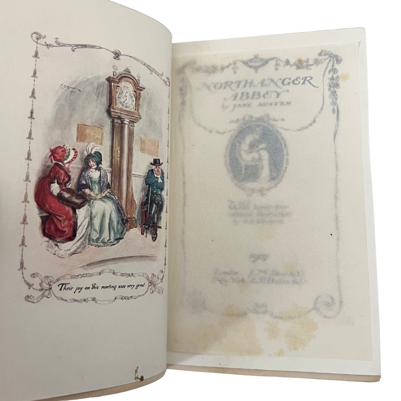 Northanger Abbey by Jane Austen, Illustrated by C.E. Brock, 1907 - The Great Republic