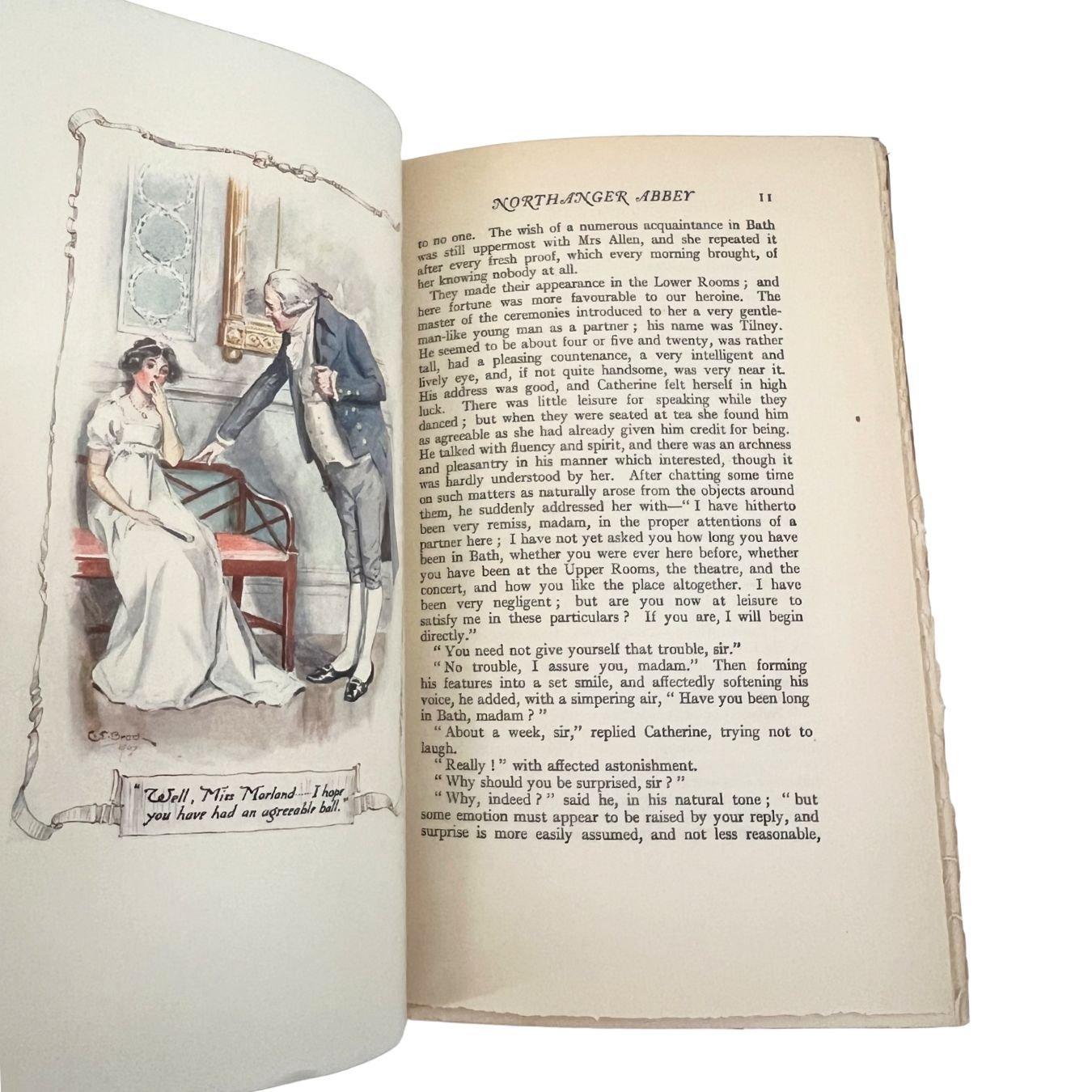 Northanger Abbey by Jane Austen, Illustrated by C.E. Brock, 1907 - The Great Republic