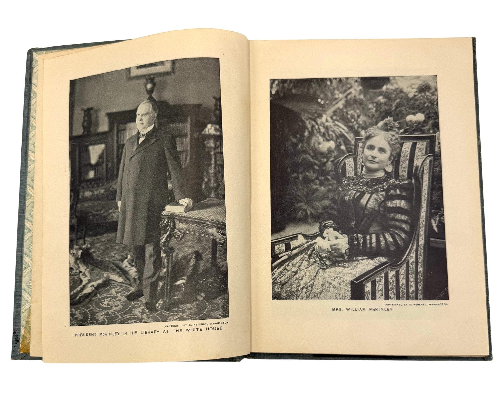 Our Martyred President: Memorial Life of William McKinley, Salesman's Copy, 1901, presented with Original Small Mourning Flag - The Great Republic