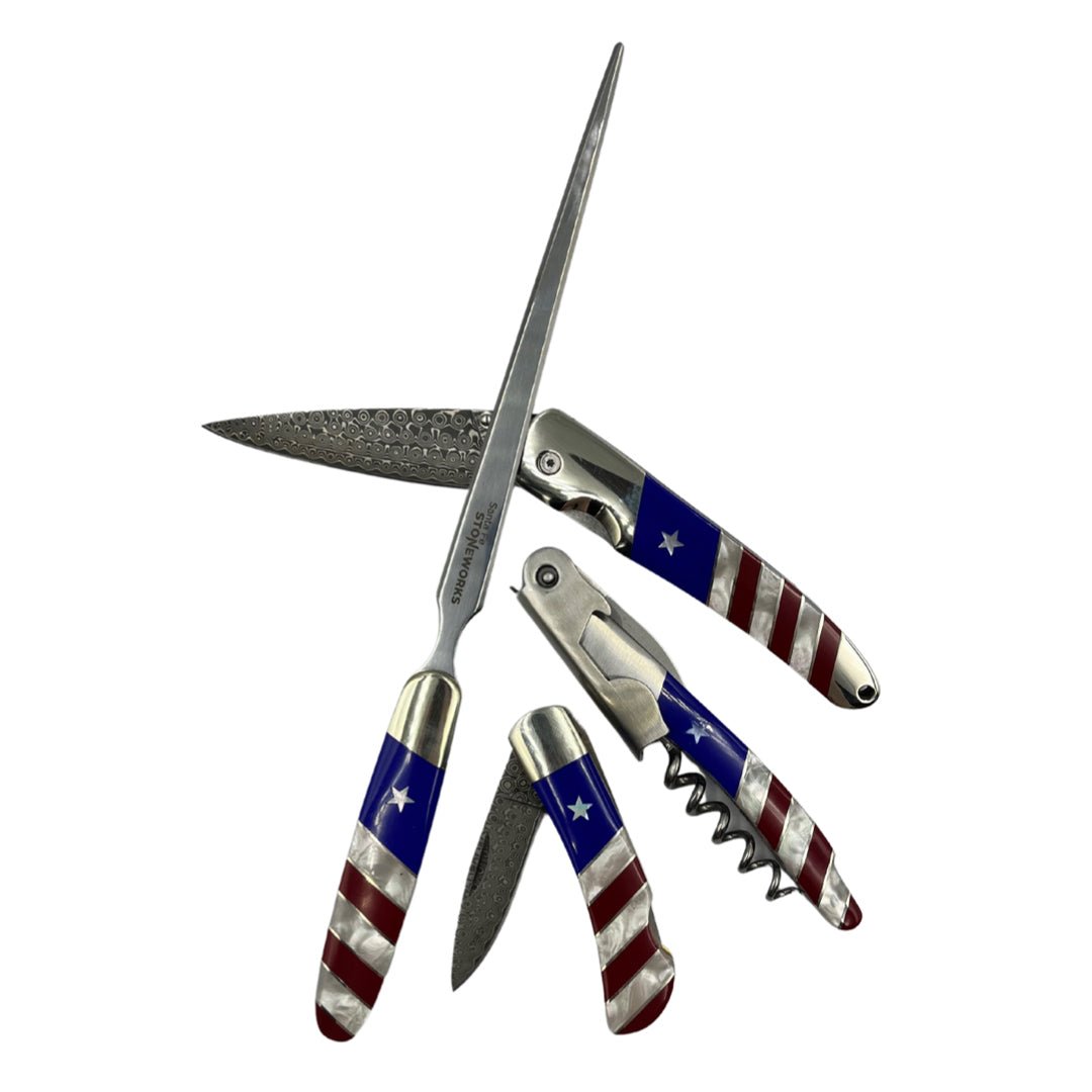 Patriotic Collection Double Sided Waiter's Knife - The Great Republic