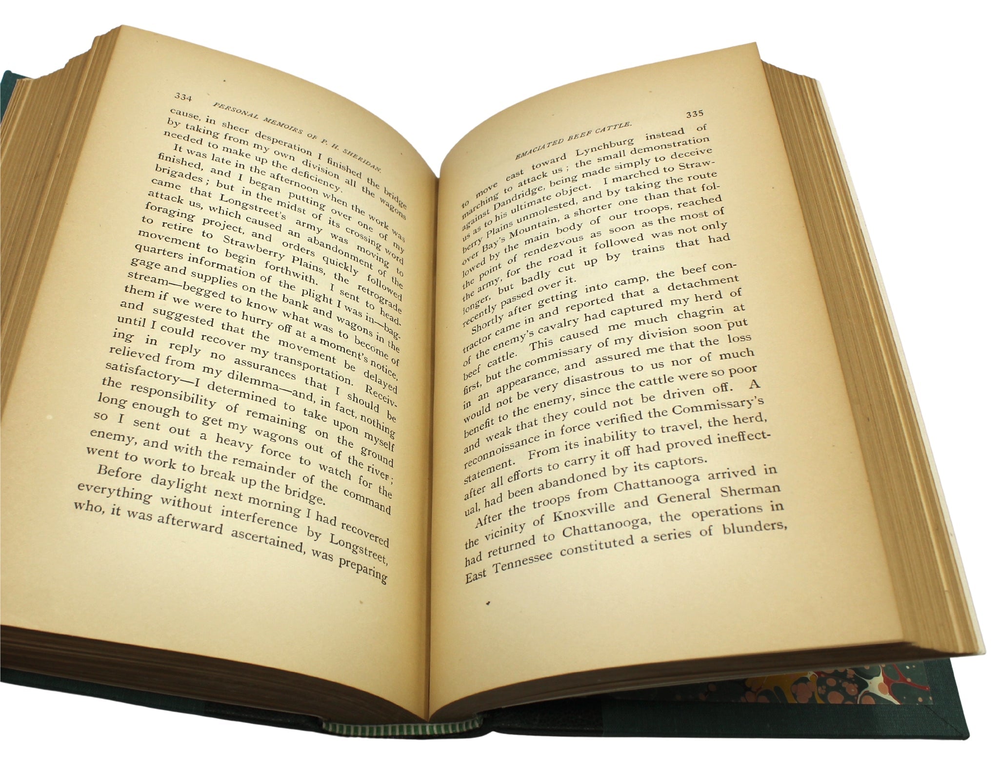 Personal Memoirs of P. H. Sheridan, First Edition, Two - Volume Set, 1888 - The Great Republic