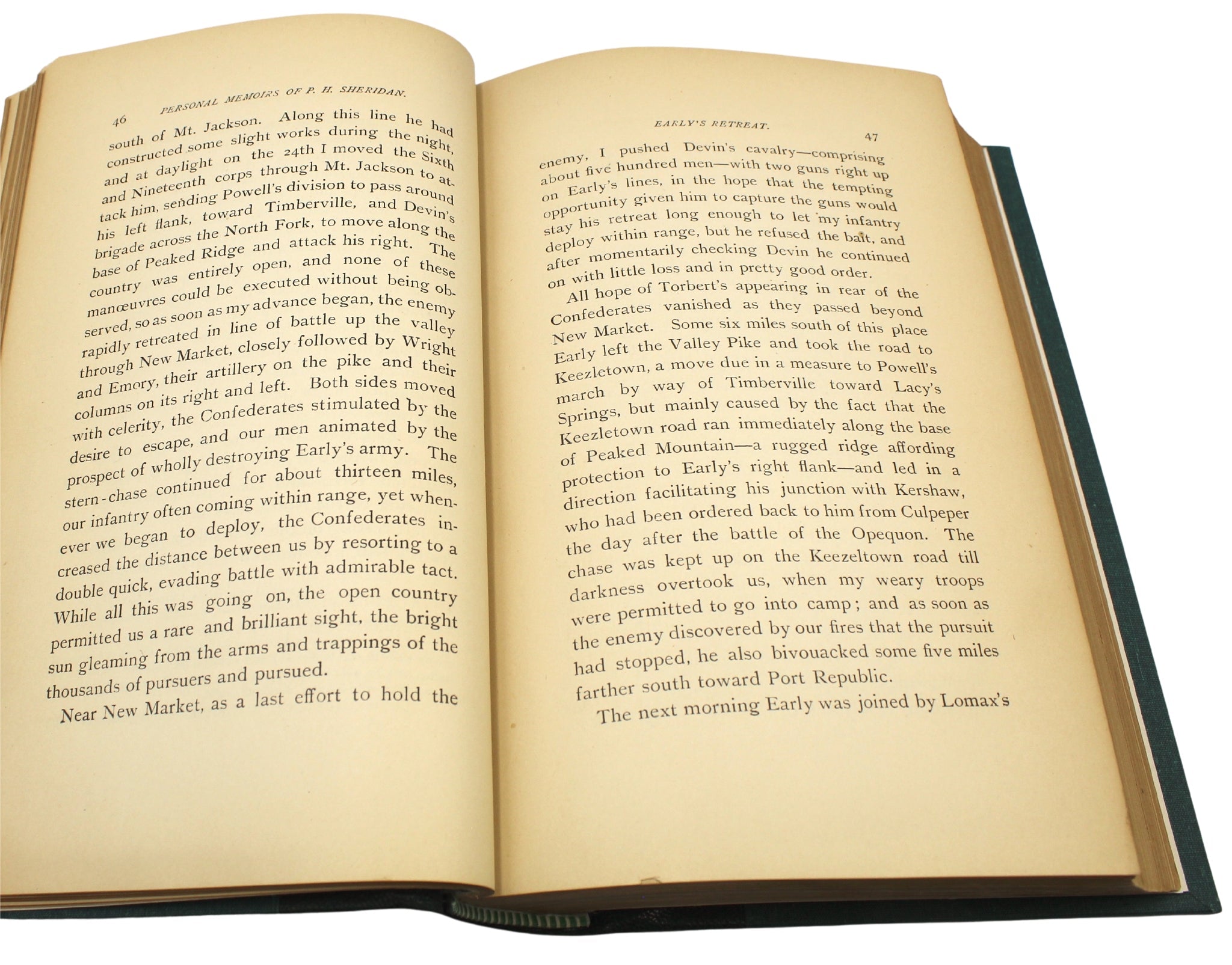 Personal Memoirs of P. H. Sheridan, First Edition, Two - Volume Set, 1888 - The Great Republic