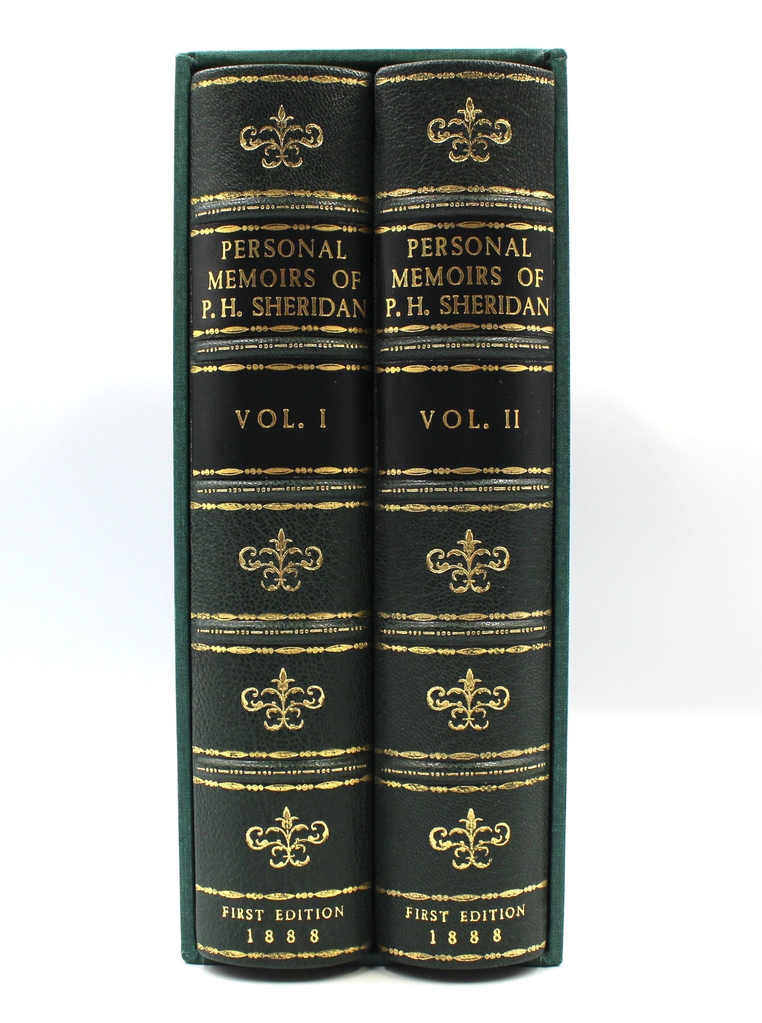 Personal Memoirs of P. H. Sheridan, First Edition, Two - Volume Set, 1888 - The Great Republic