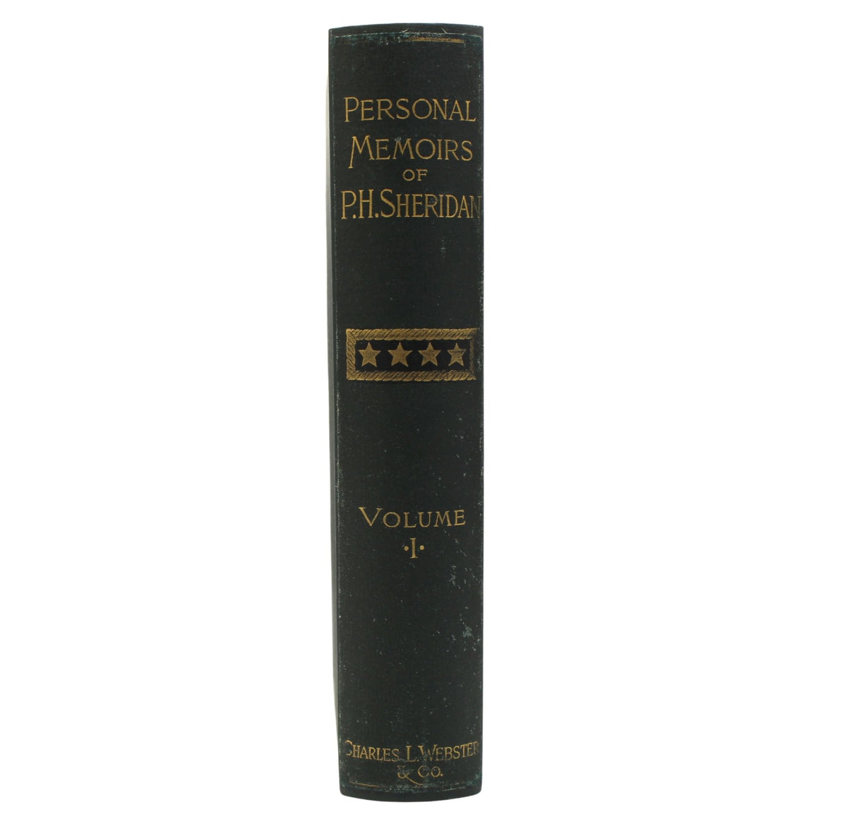 Personal Memoirs of P.H. Sheridan, First Edition, in Shoulder Strap Binding, Two-Volume Set, 1888 - The Great Republic