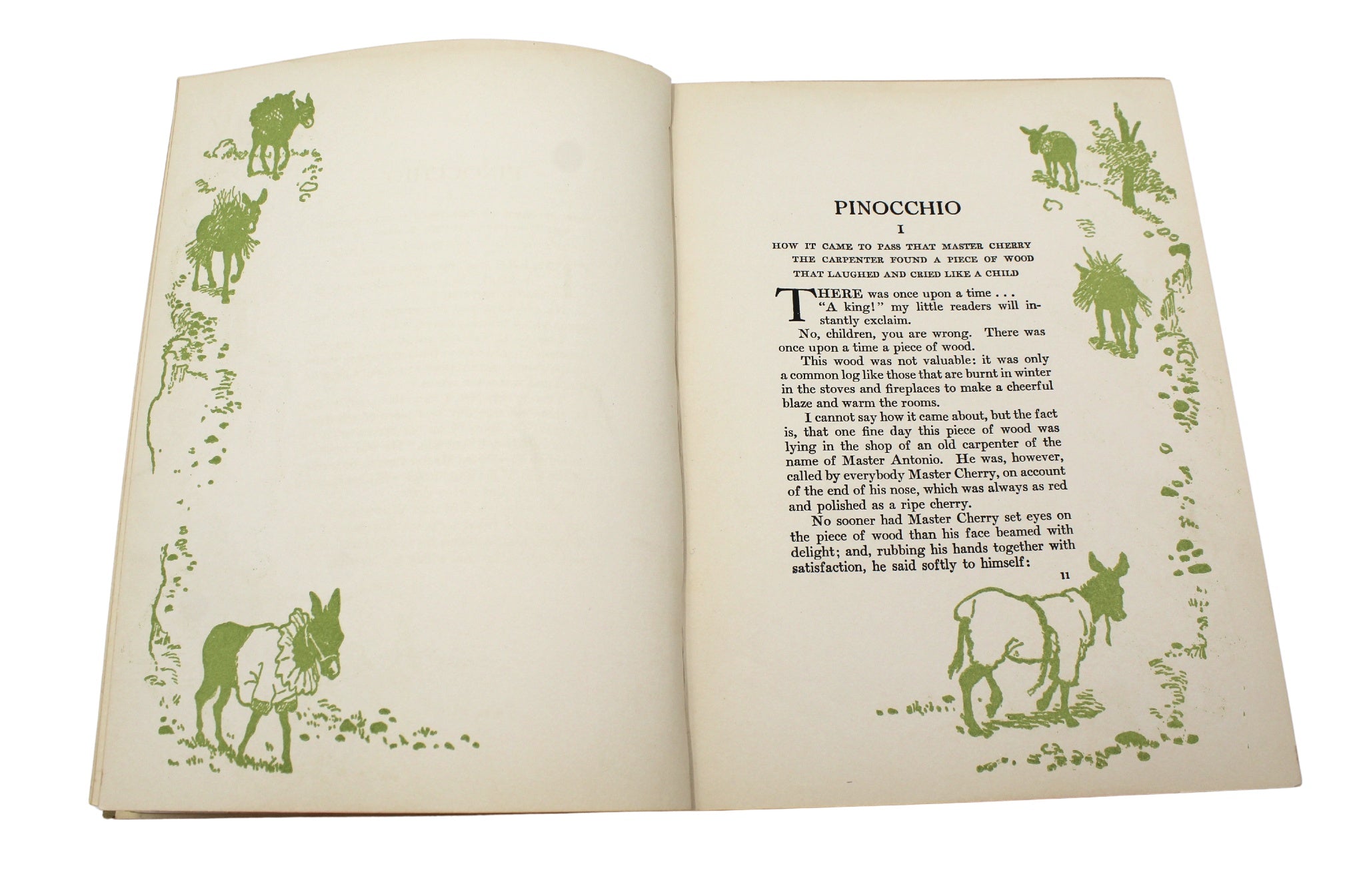 Pinocchio: The Story of a Puppet by C. Collodi, Illustrated by Maria L. Kirk, 1920 - The Great Republic