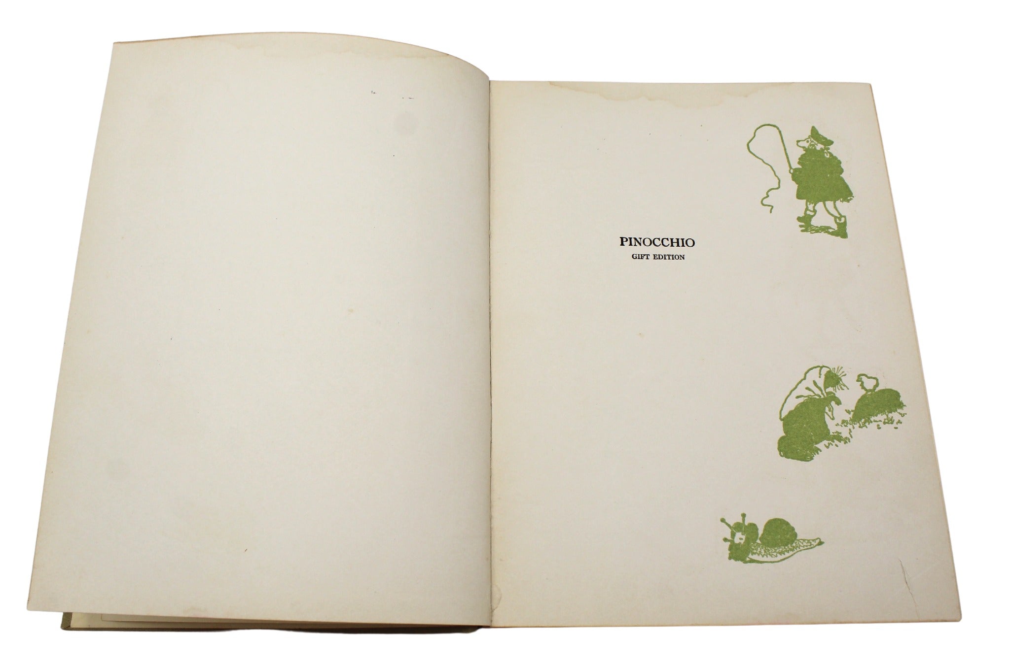 Pinocchio: The Story of a Puppet by C. Collodi, Illustrated by Maria L. Kirk, 1920 - The Great Republic