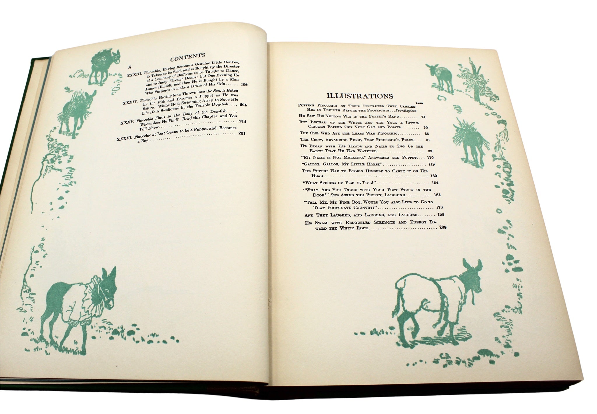Pinocchio: The Story of a Puppet by C. Collodi, Illustrated by Maria L. Kirk, Deluxe Edition, 1920 - The Great Republic