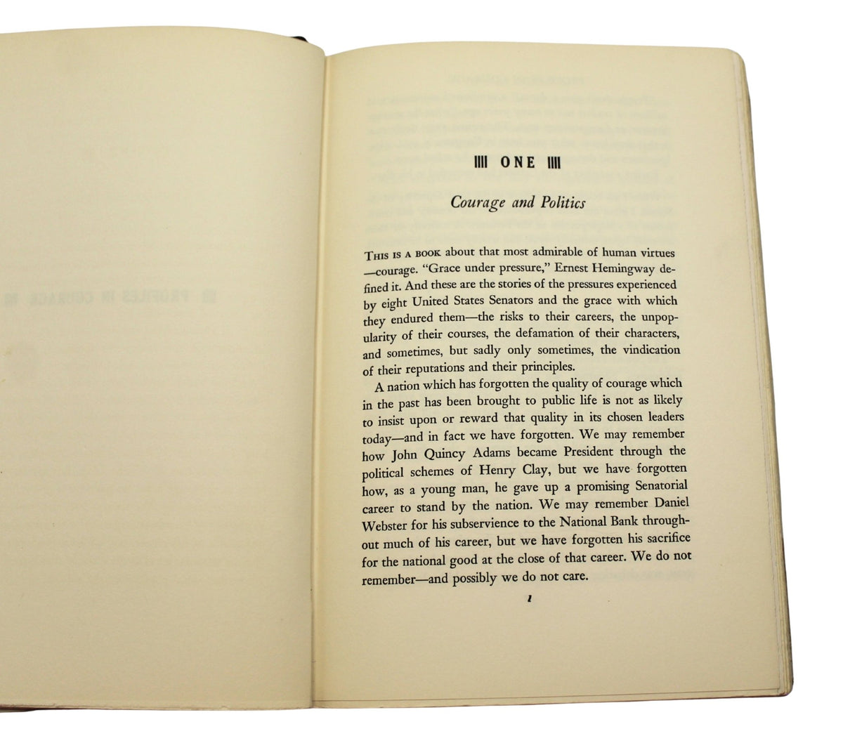 Profiles in Courage by John F. Kennedy, First Edition, First Printing, 1956 - The Great Republic