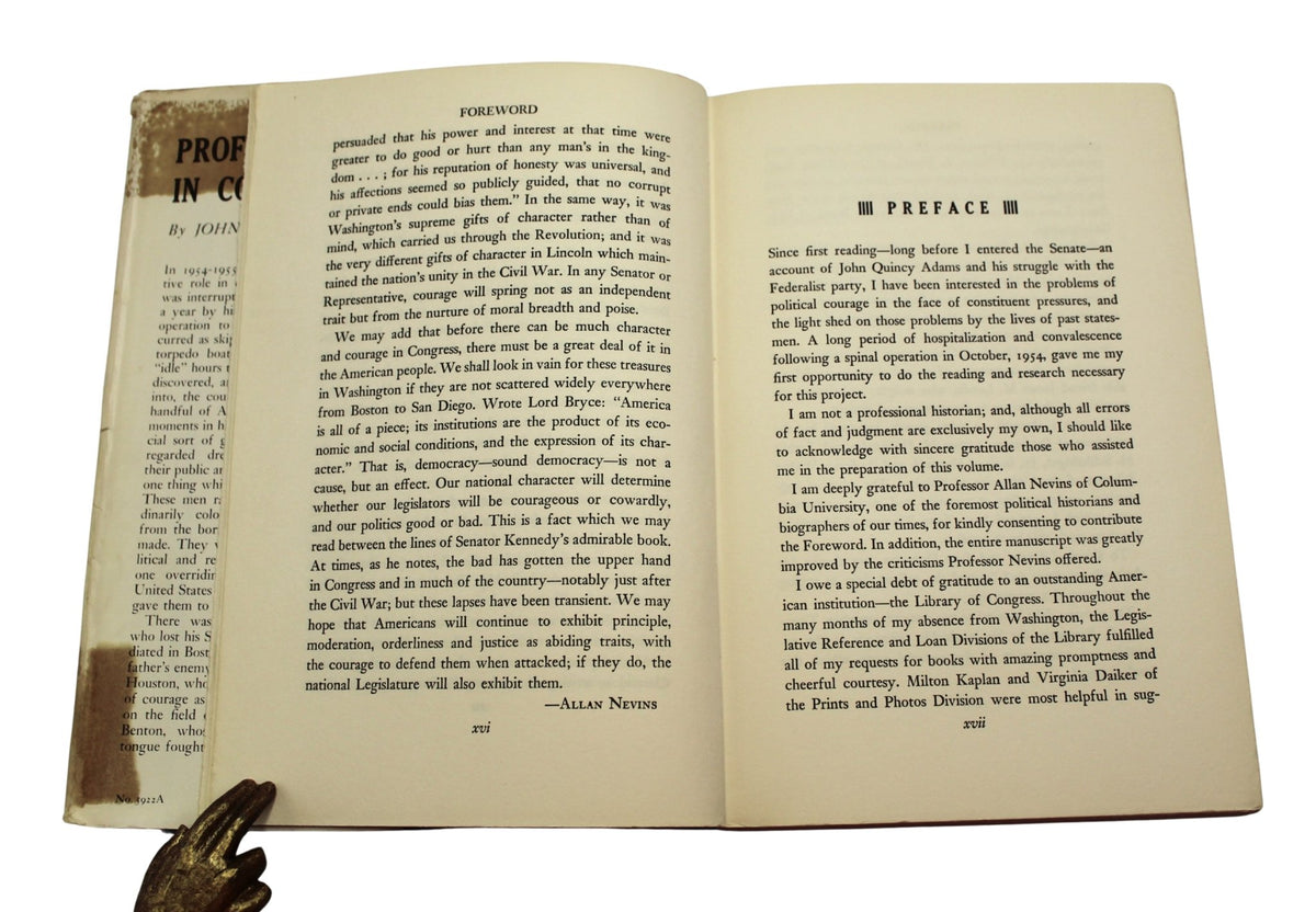 Profiles in Courage by John F. Kennedy, First Edition, First Printing, 1956 - The Great Republic