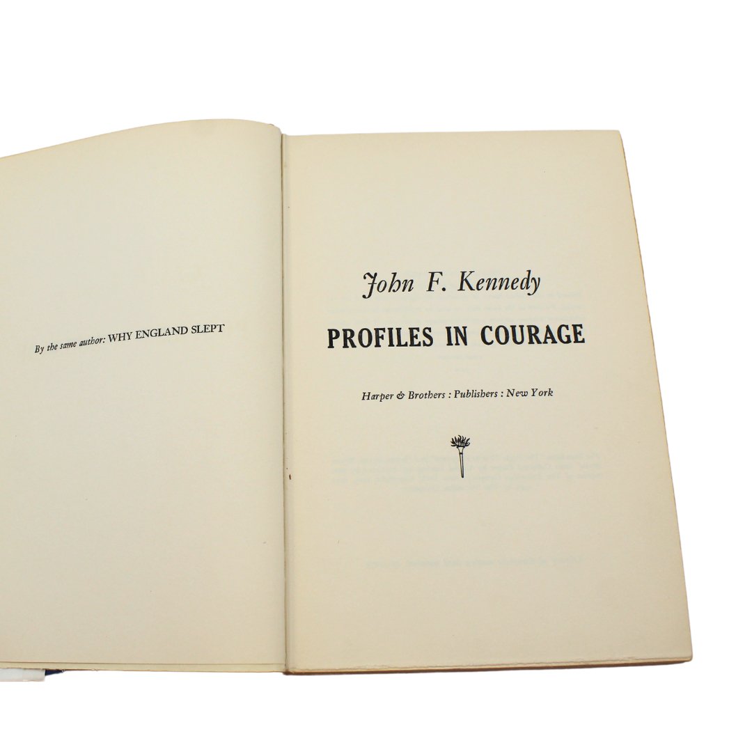Profiles in Courage by John F. Kennedy Jr., First Edition, in Original Dust Jacket, 1956 - The Great Republic
