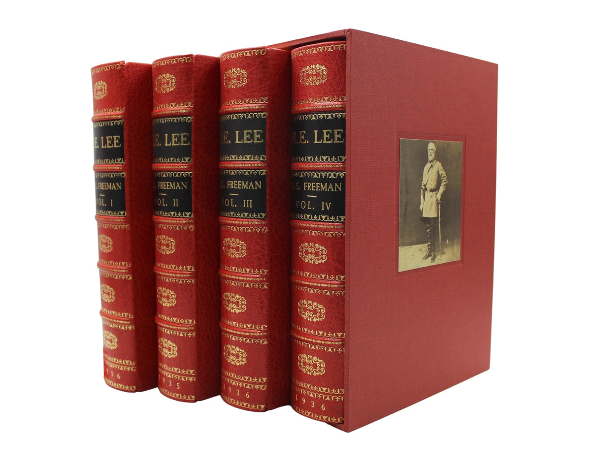 R. E. Lee: A Biography by Douglas Southhall Freeman, Four Volume Set,