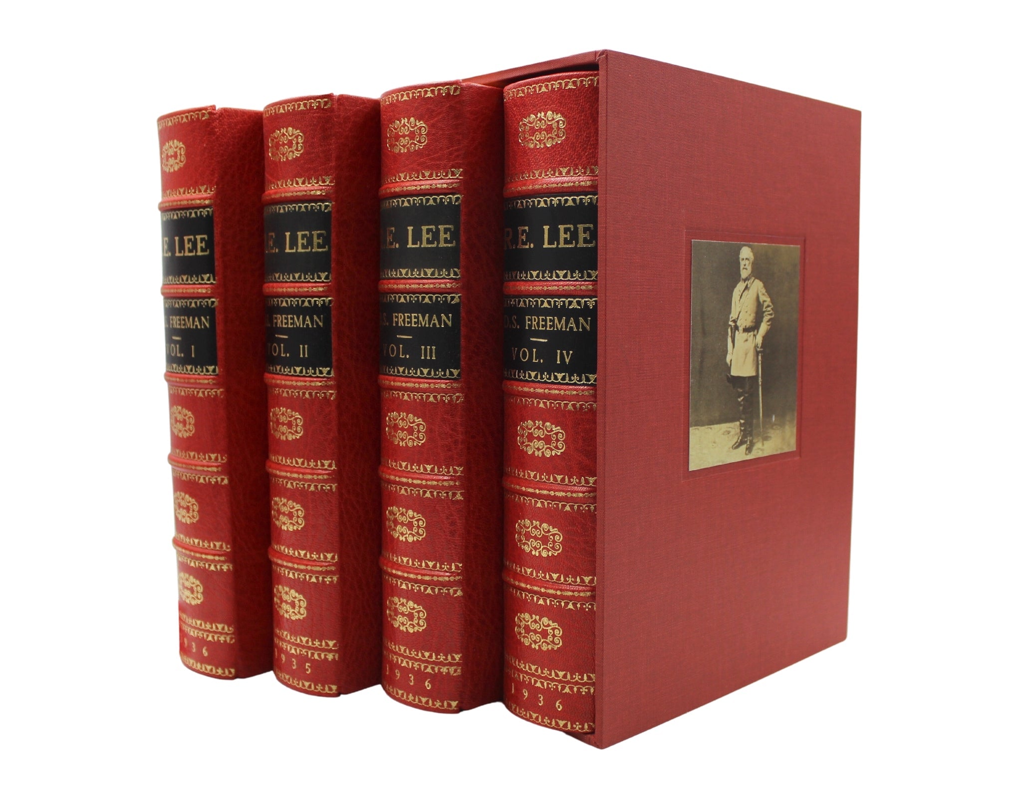 R. E. Lee: A Biography by Douglas Southhall Freeman, Four Volume Set, 1936 - The Great Republic