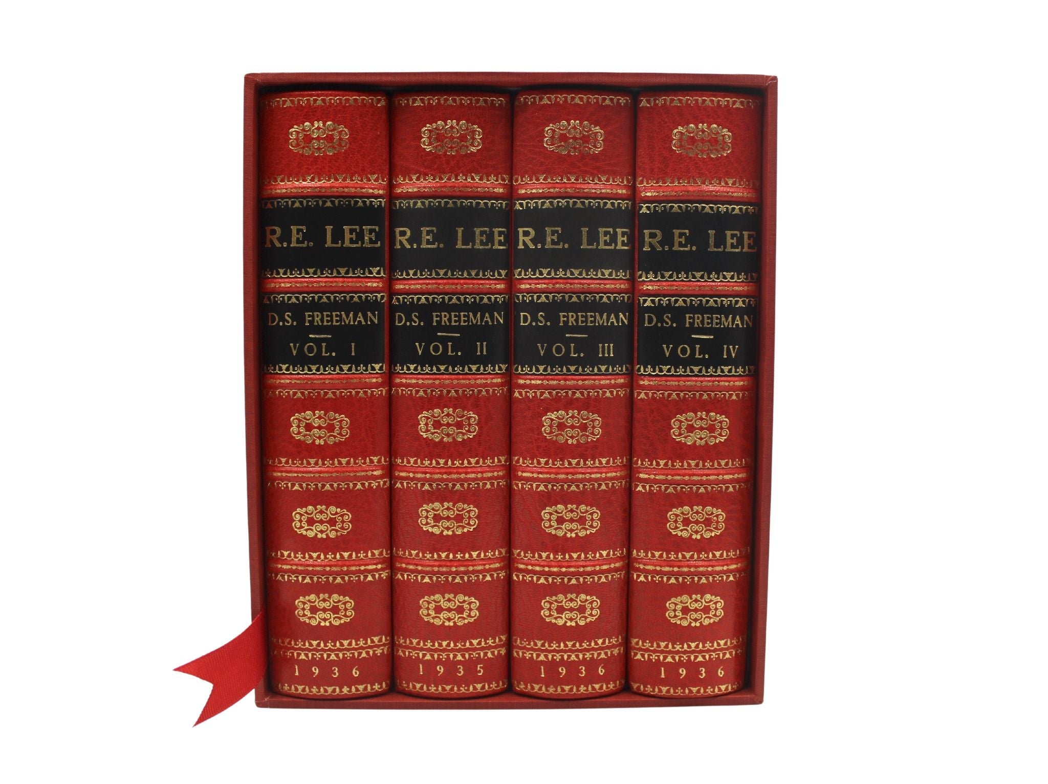 R. E. Lee: A Biography by Douglas Southhall Freeman, Four Volume Set, 1936 - The Great Republic