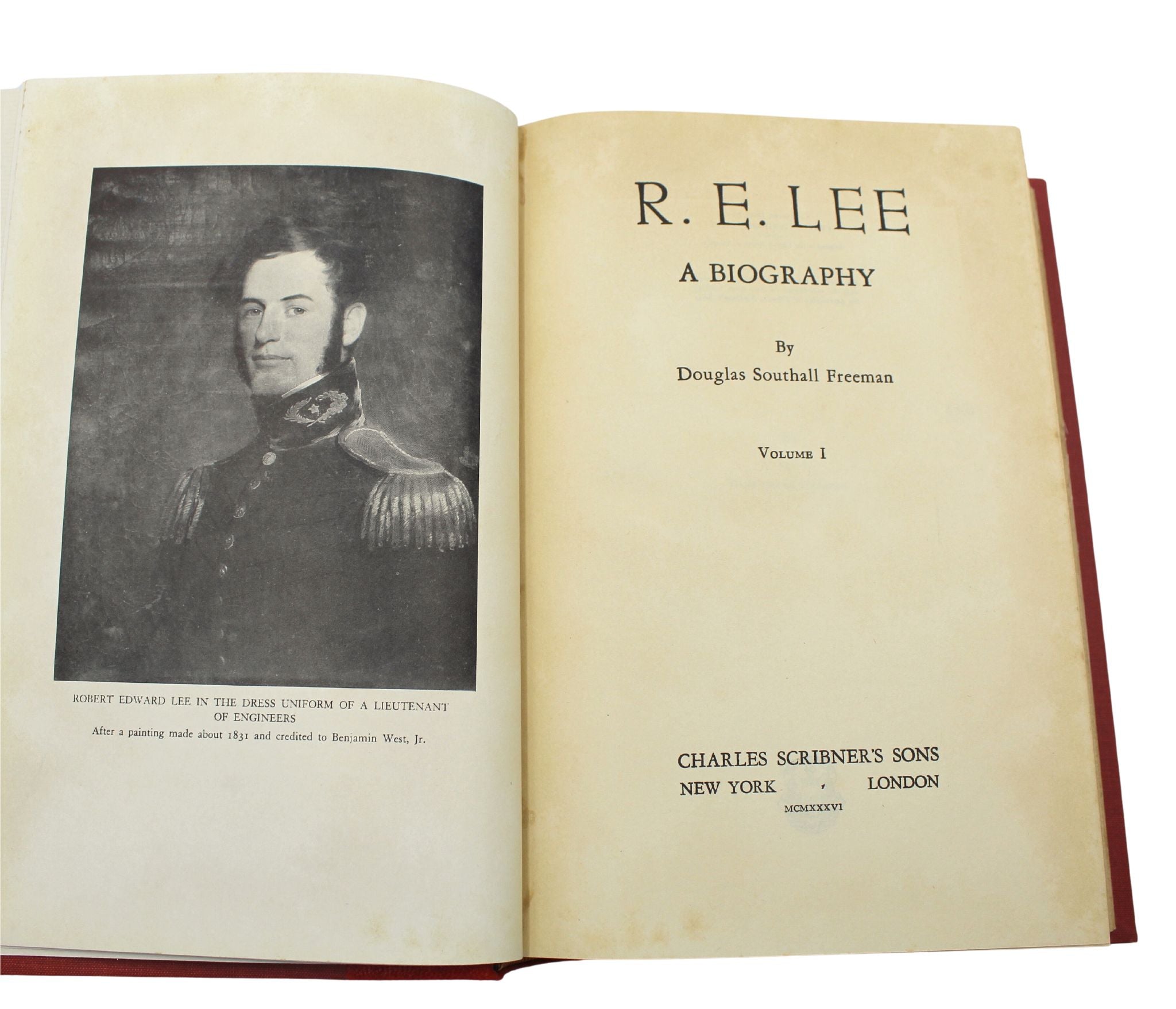 R. E. Lee: A Biography by Douglas Southhall Freeman, Four Volume Set, 1936 - The Great Republic