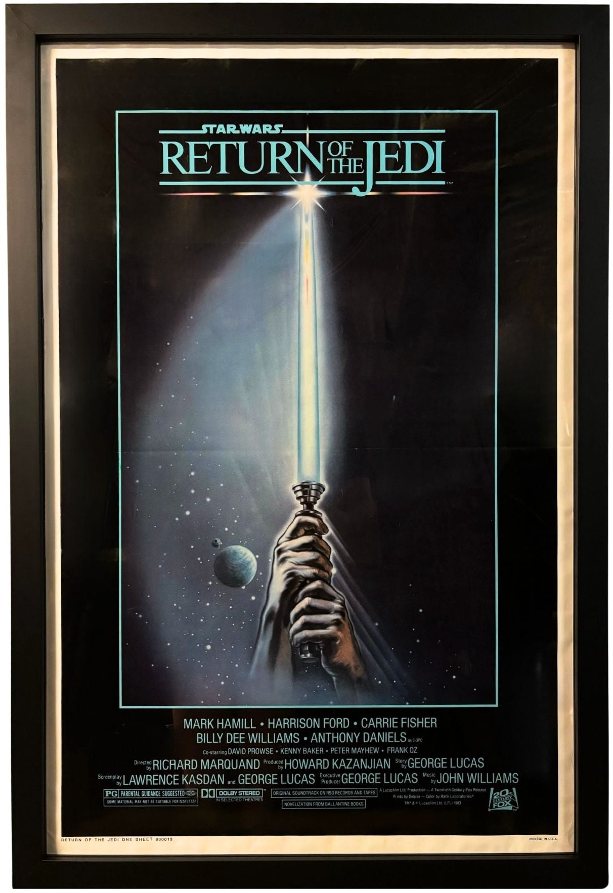 "Return of the Jedi" Vintage Movie Poster, Illustrated by Tim Reamer, 1983 - The Great Republic