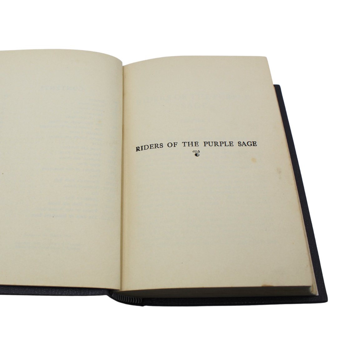 Riders of the Purple Sage by Zane Grey, Grosset & Dunlap Edition, circa 1940 - The Great Republic