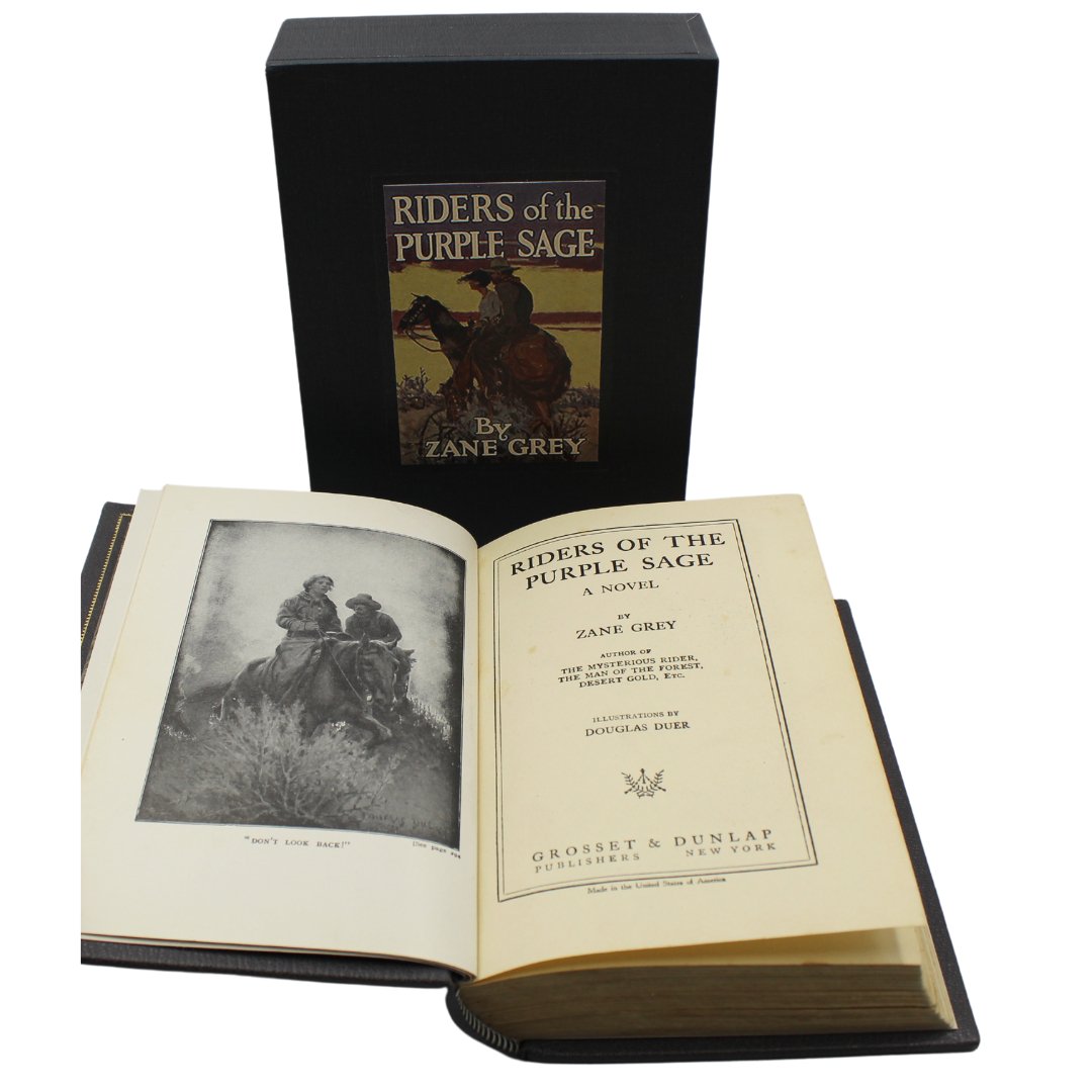 Riders of the Purple Sage by Zane Grey, Grosset & Dunlap Edition, circa 1940 - The Great Republic
