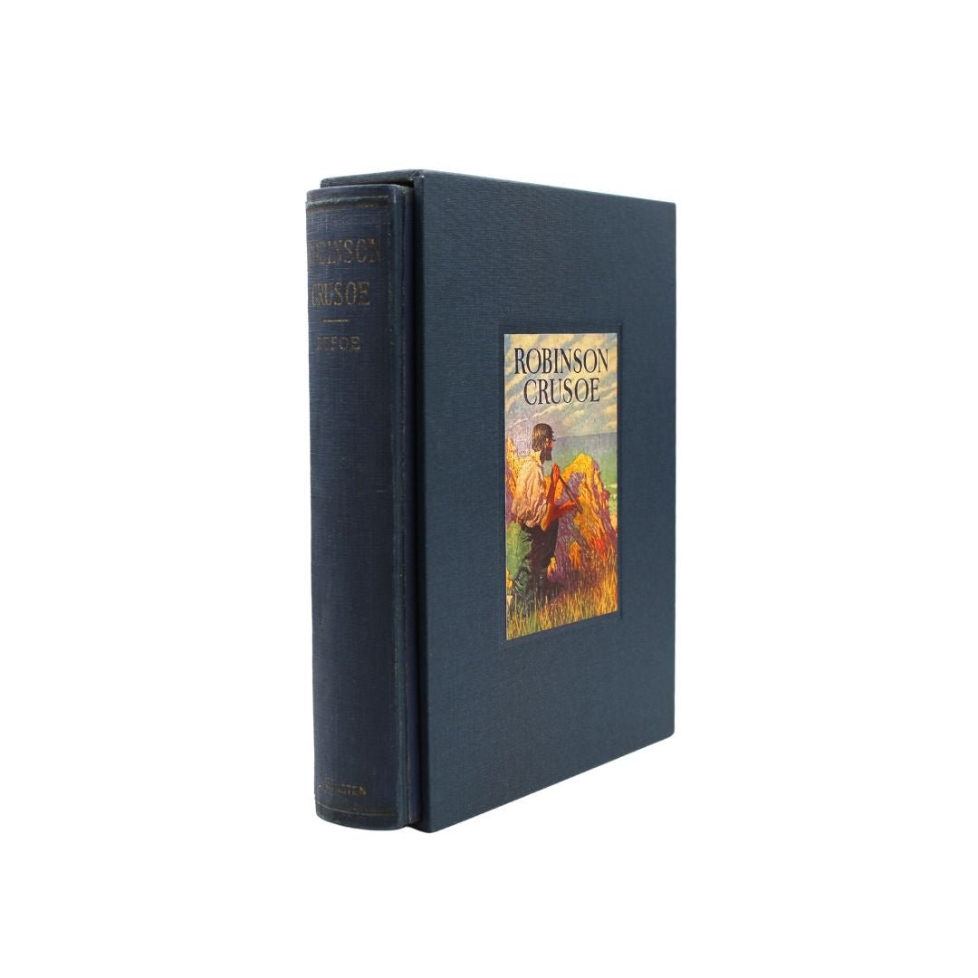 Robinson Crusoe by Daniel Defoe, Illustrated by Frank Goodwin, 1925 - The Great Republic
