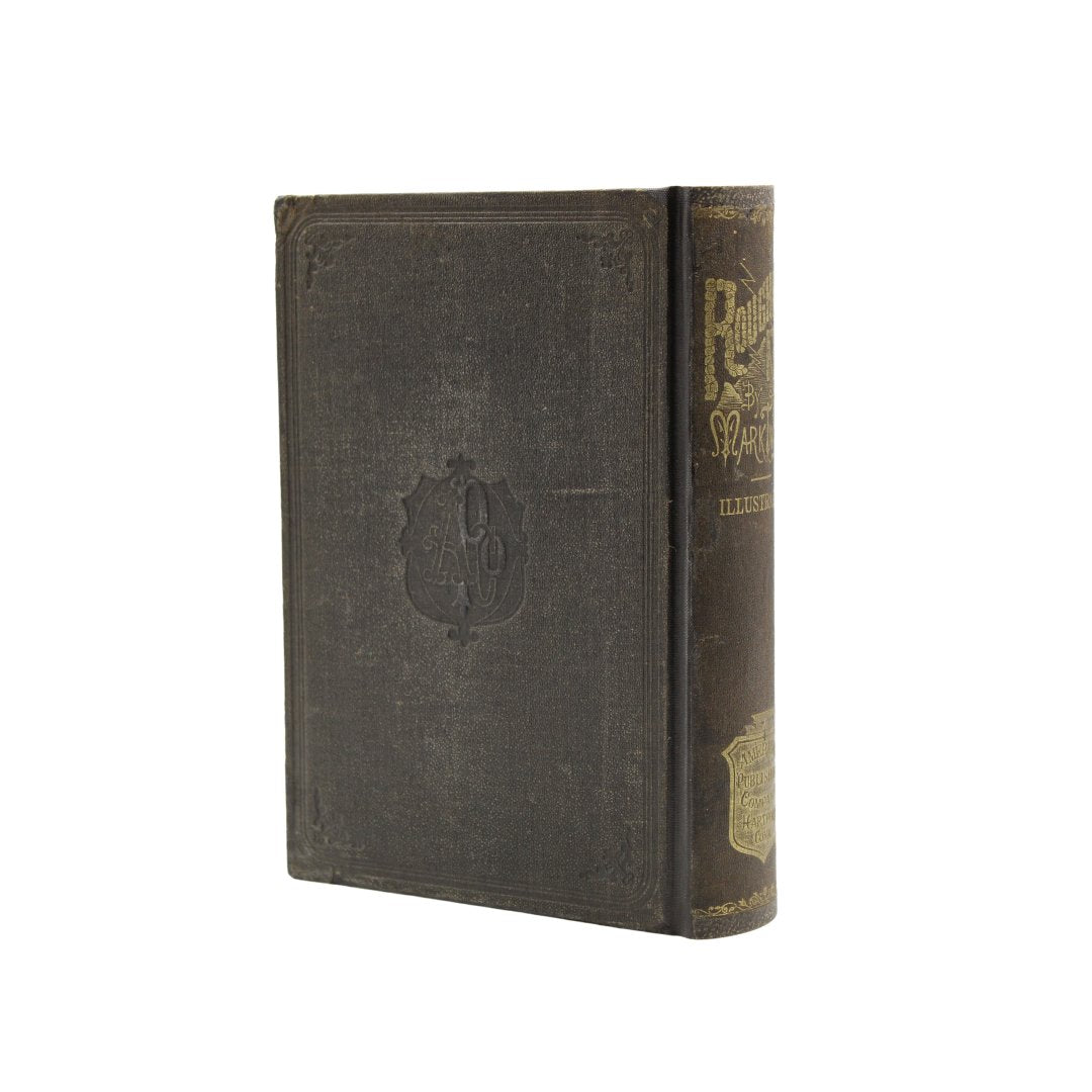 Roughing It by Mark Twain, First American Edition, Later State, 1872 - The Great Republic
