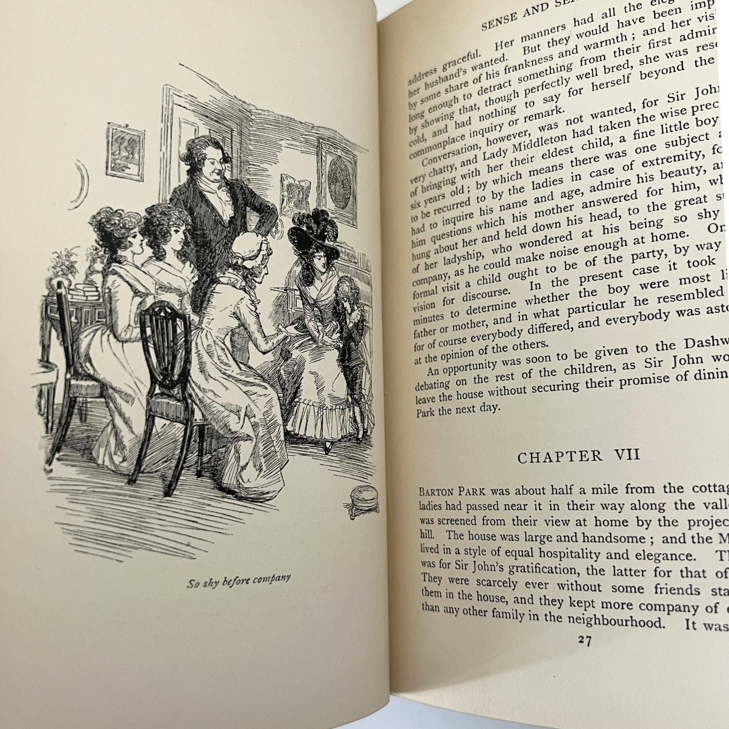 Sense and Sensibility by Jane Austen, Illustrated by Hugh Thomson, 1900 - The Great Republic