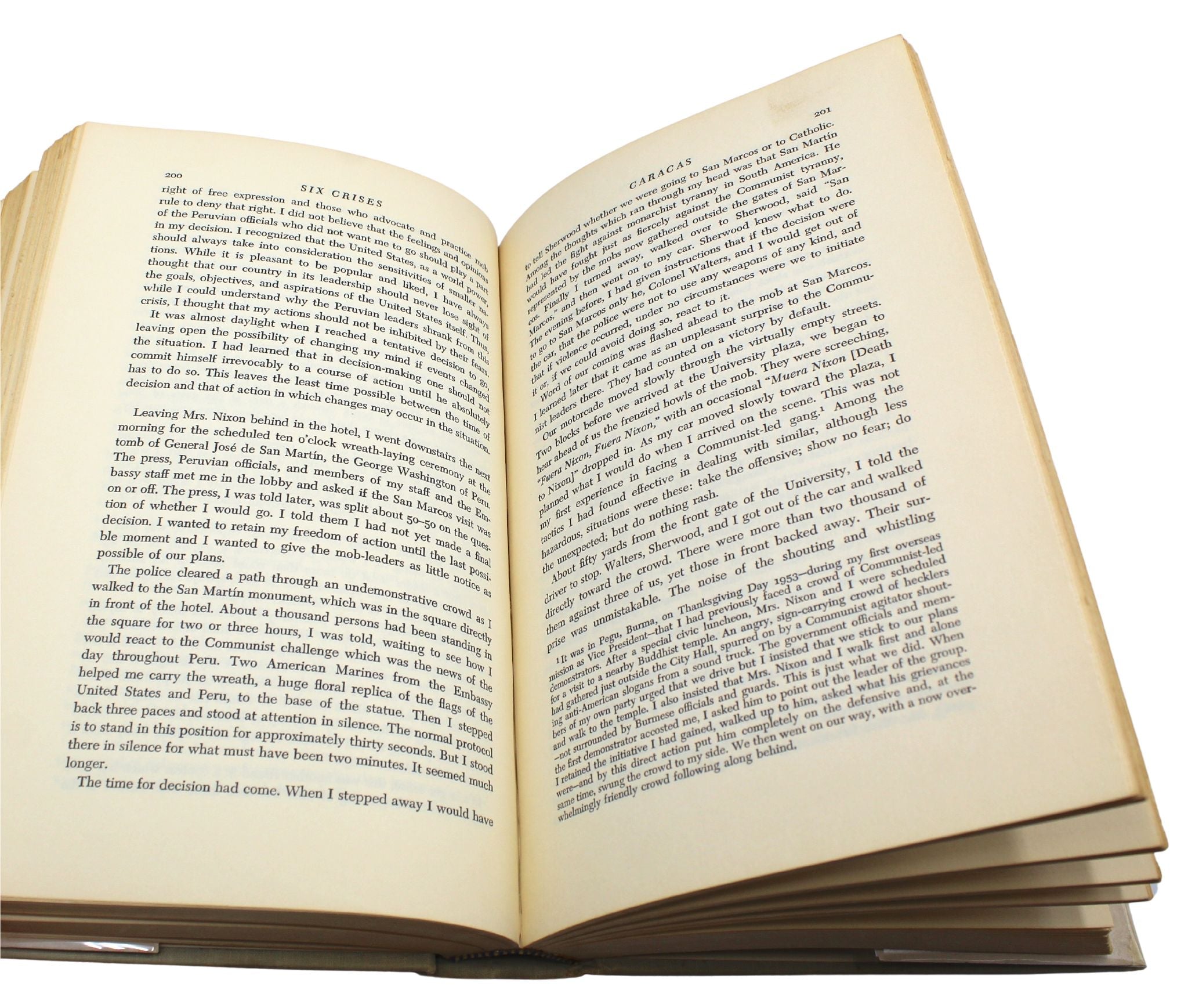 Six Crises, Signed by Richard Nixon, First Edition, 1962 - The Great Republic