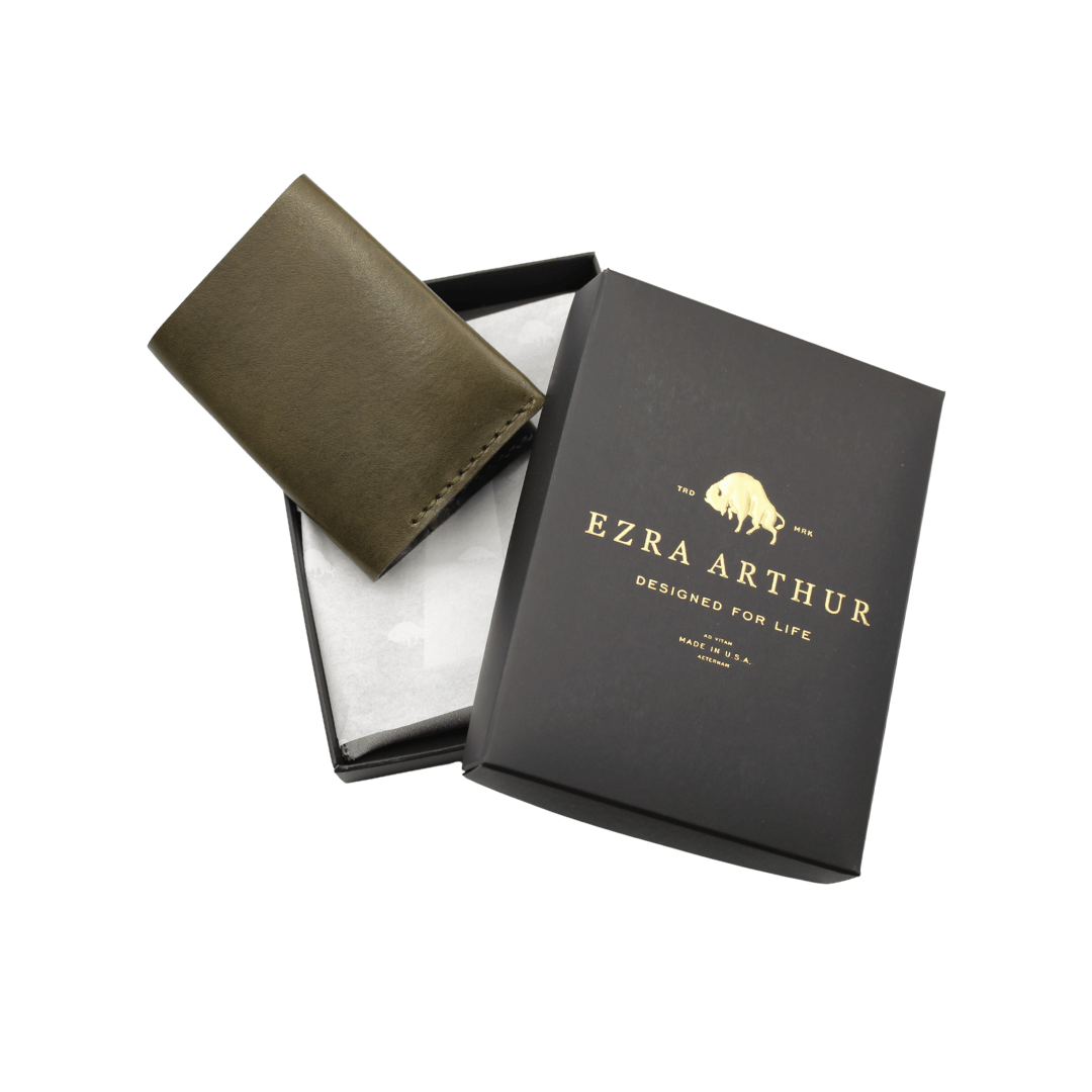 Slim Bifold Wallet in Green - The Great Republic